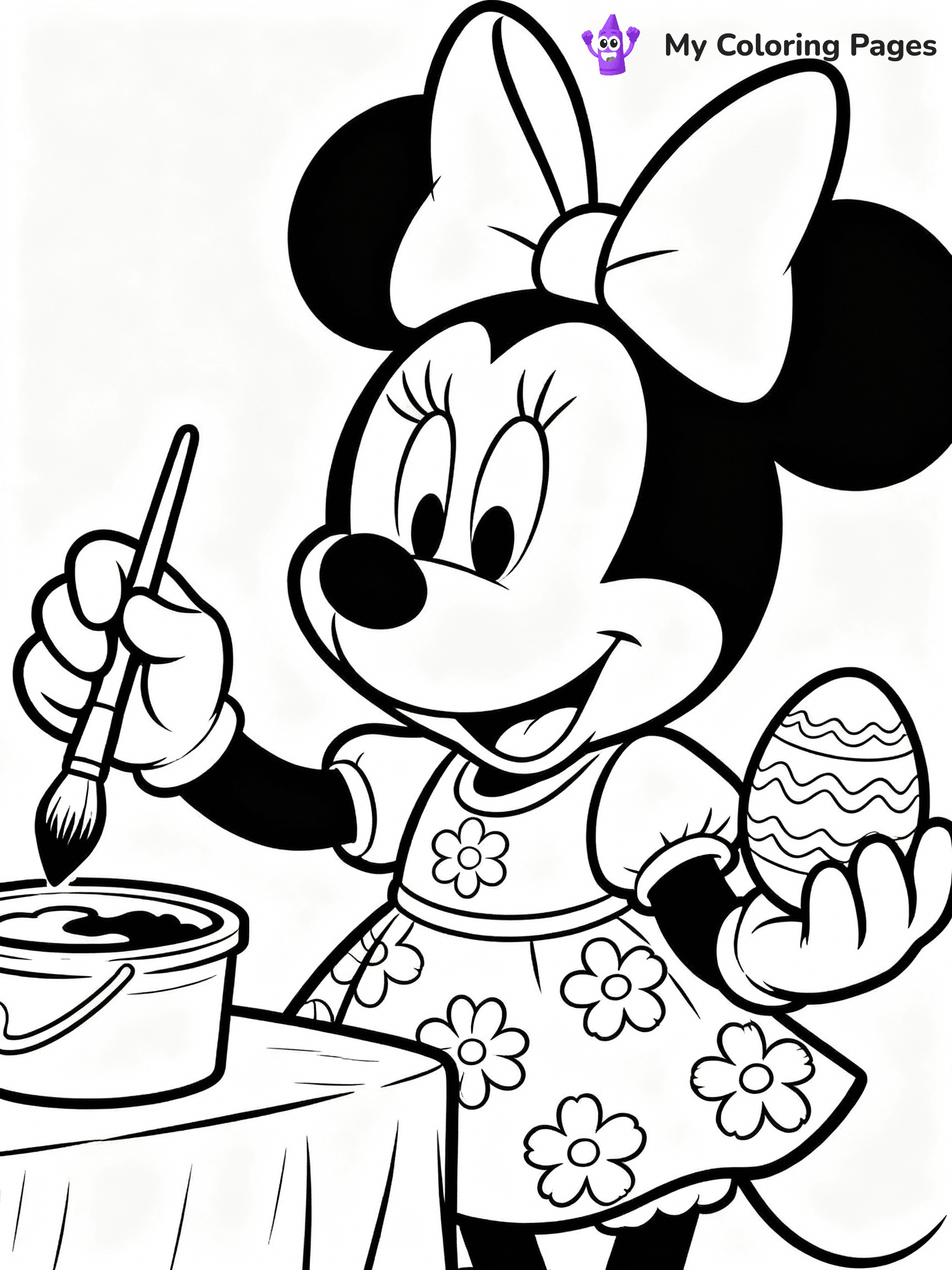 Disney Easter Coloring Pages - 13