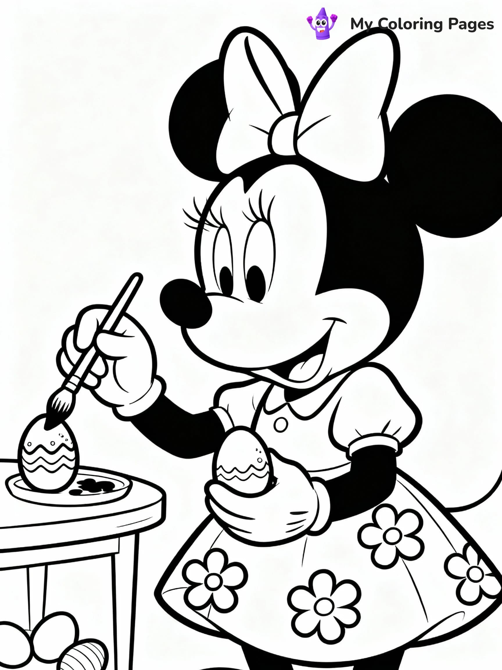 Disney Easter Coloring Pages - 12