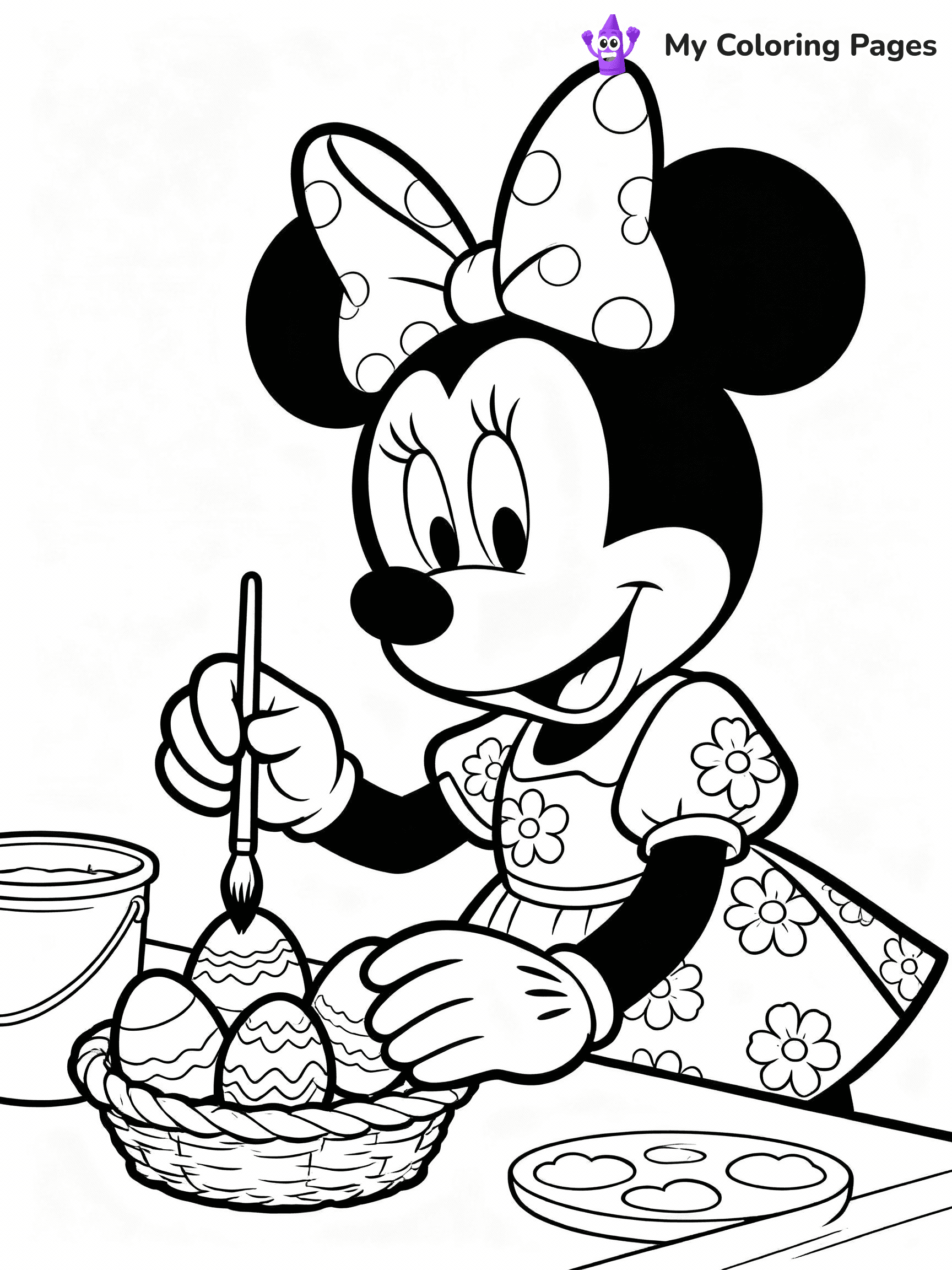 Disney Easter Coloring Pages - 10