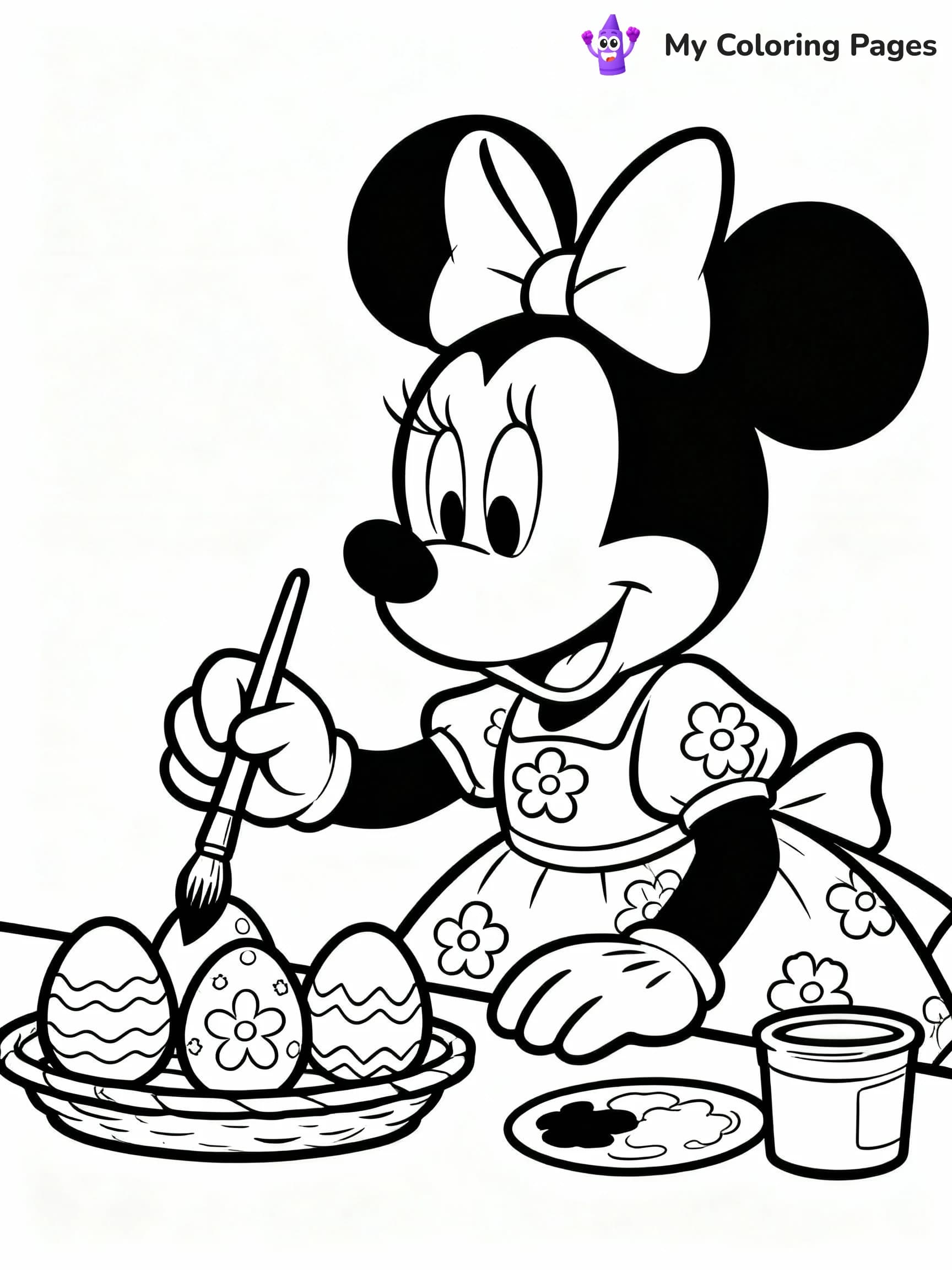 Disney Easter Coloring Pages - 8