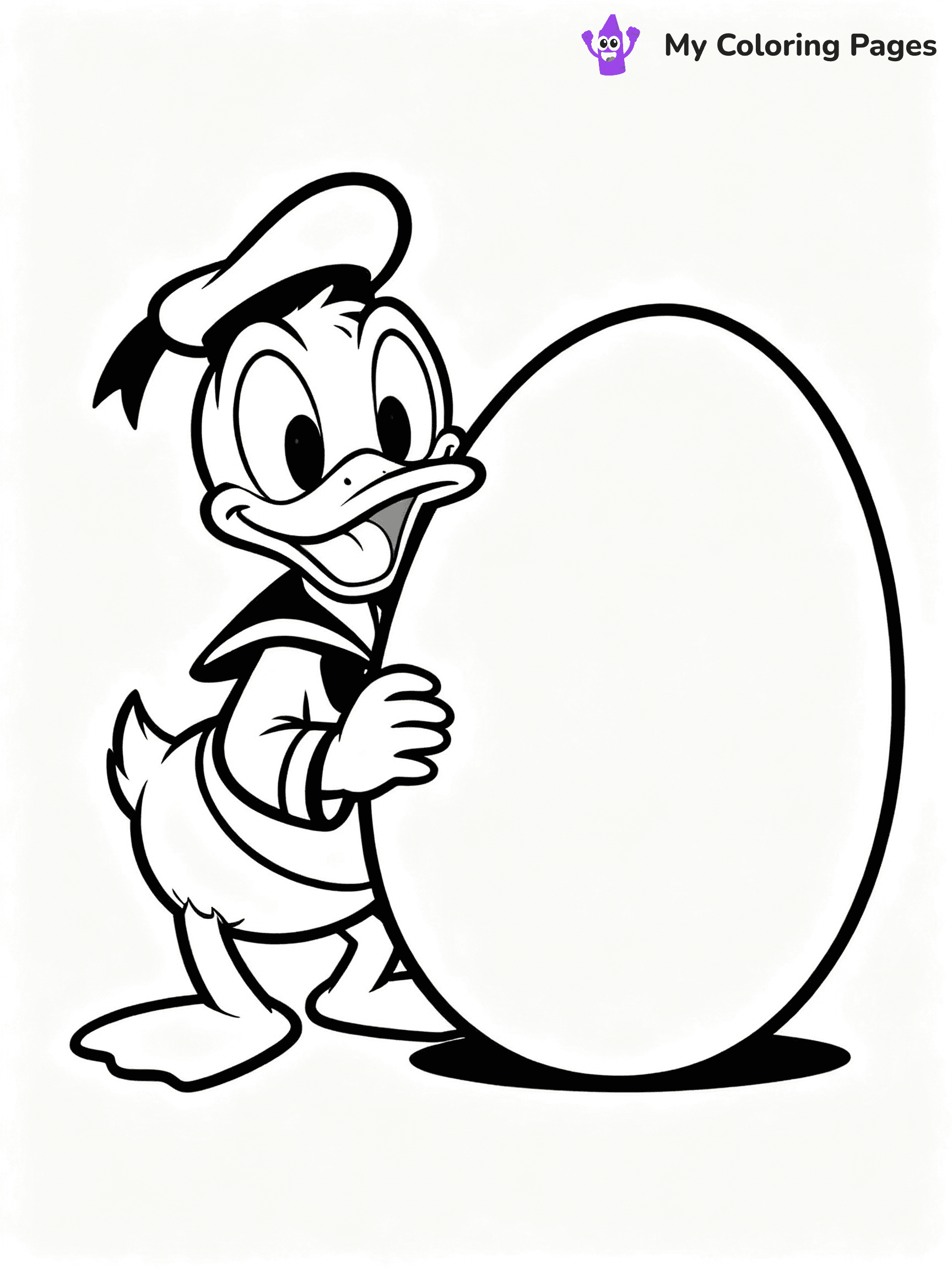 Disney Easter Coloring Pages - 6