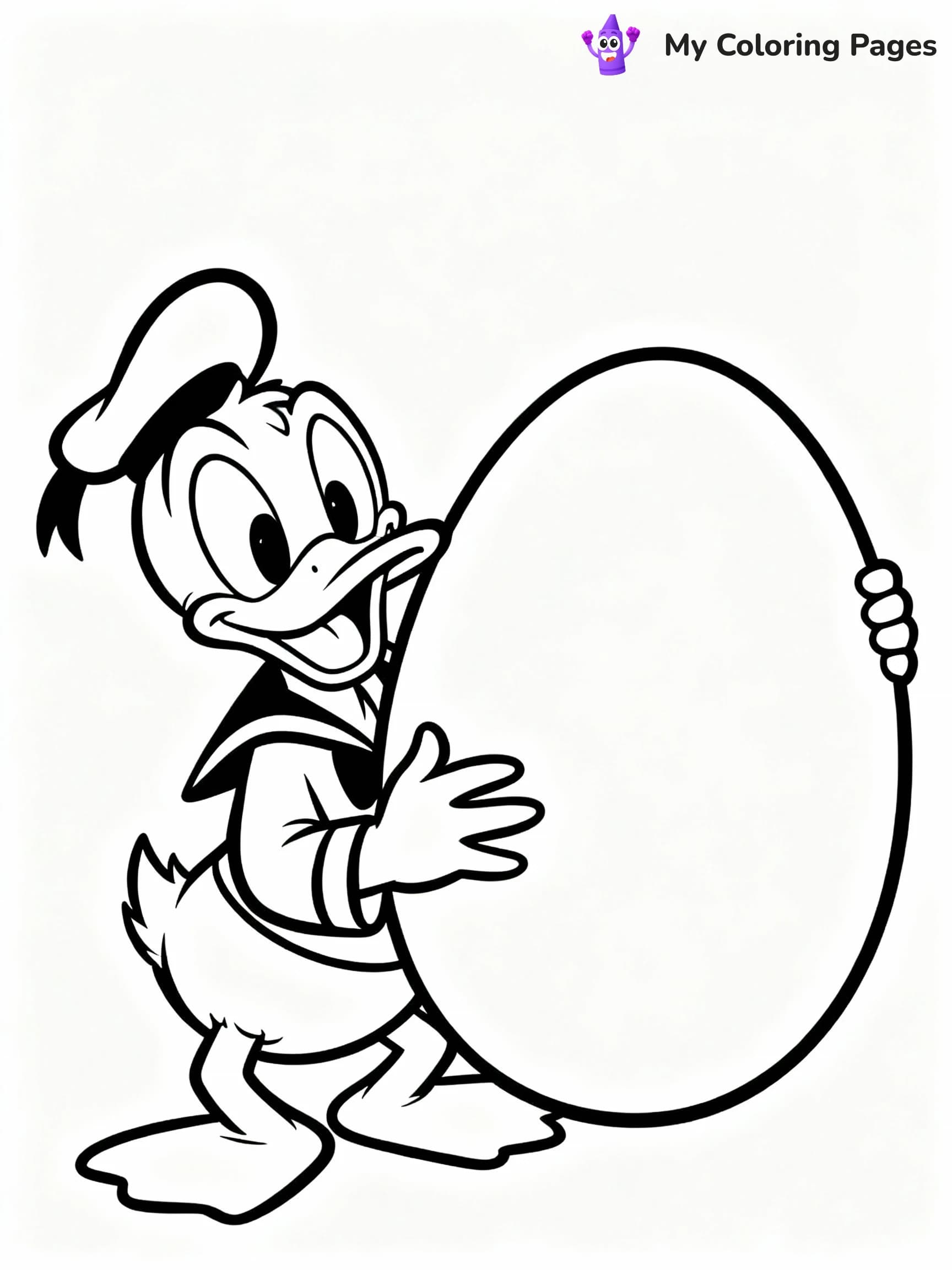 Disney Easter Coloring Pages - 5