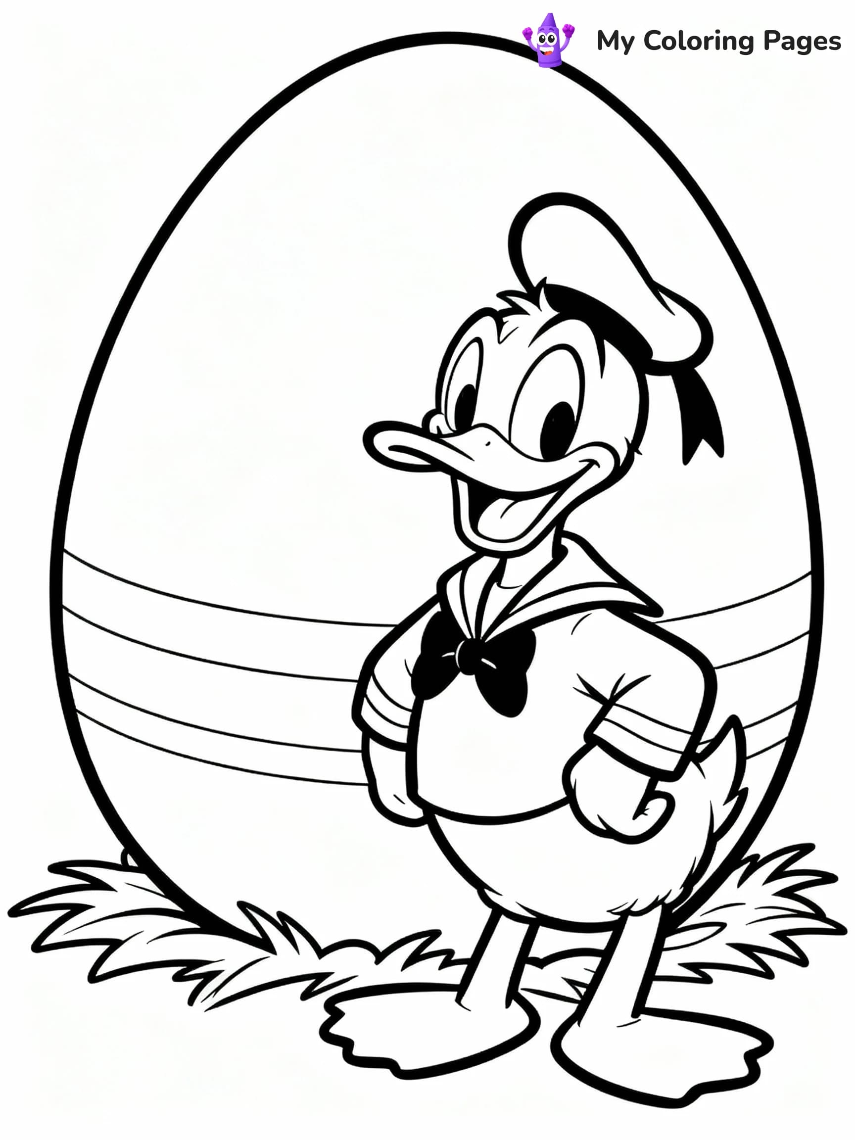 Disney Easter Coloring Pages - 3