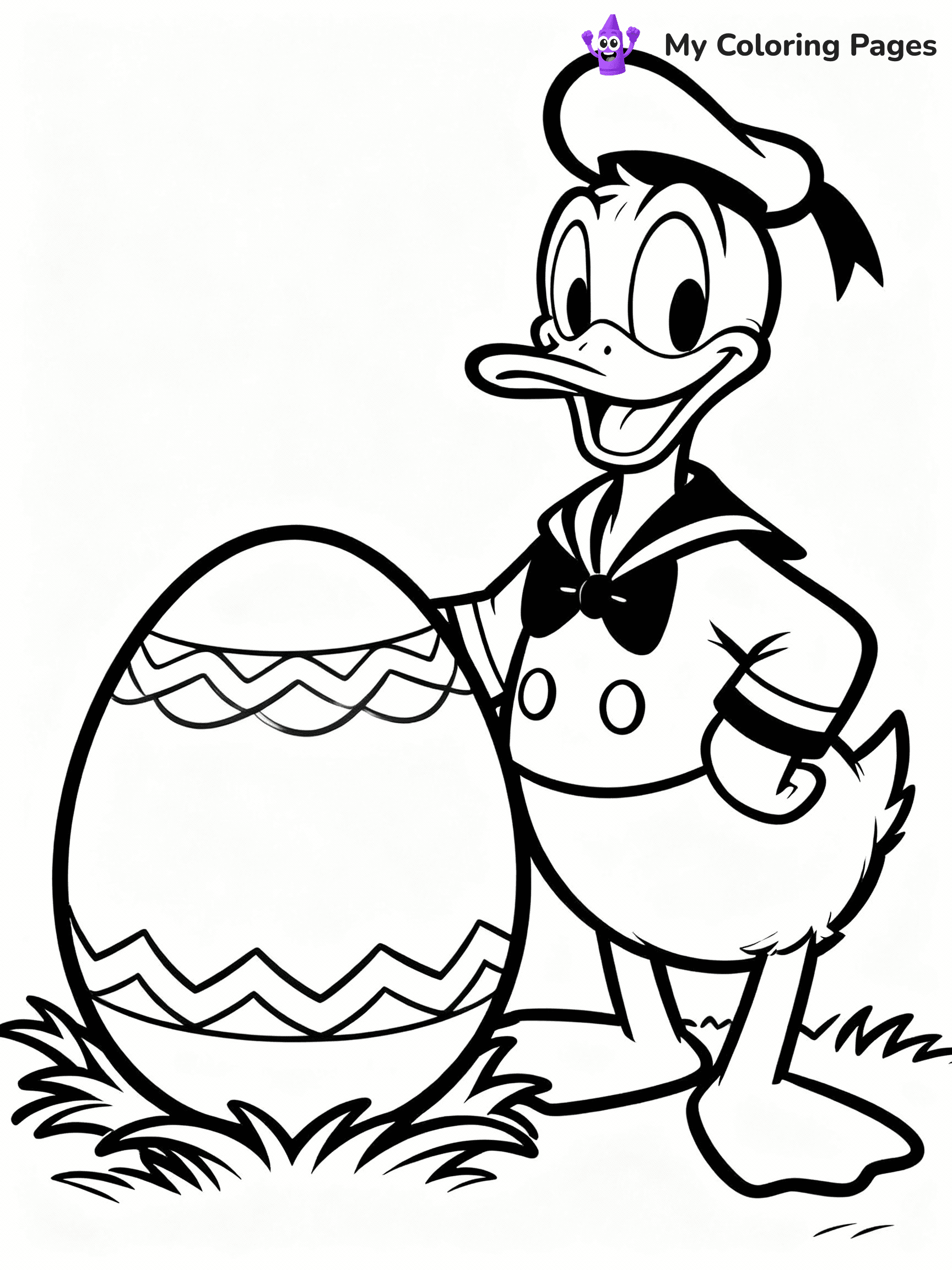 Disney Easter Coloring Pages - 2