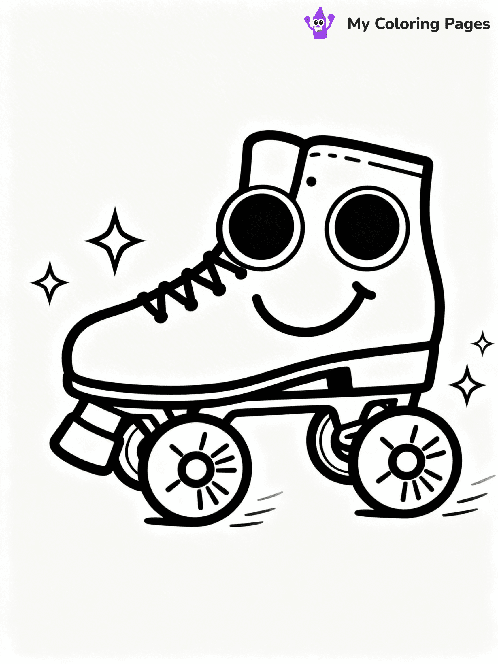 Roller Skate Coloring Pages - 18