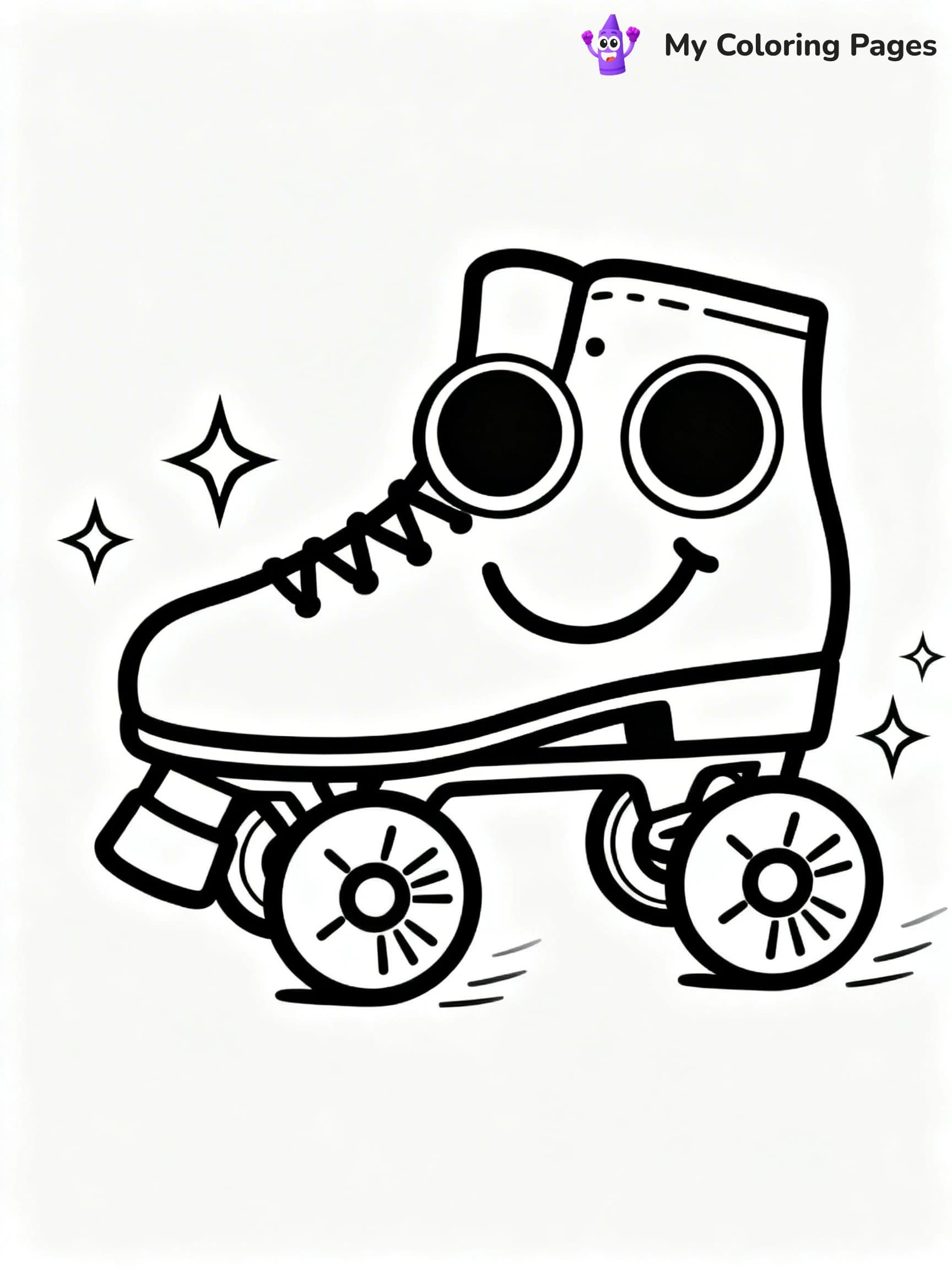 Roller Skate Coloring Pages - 18