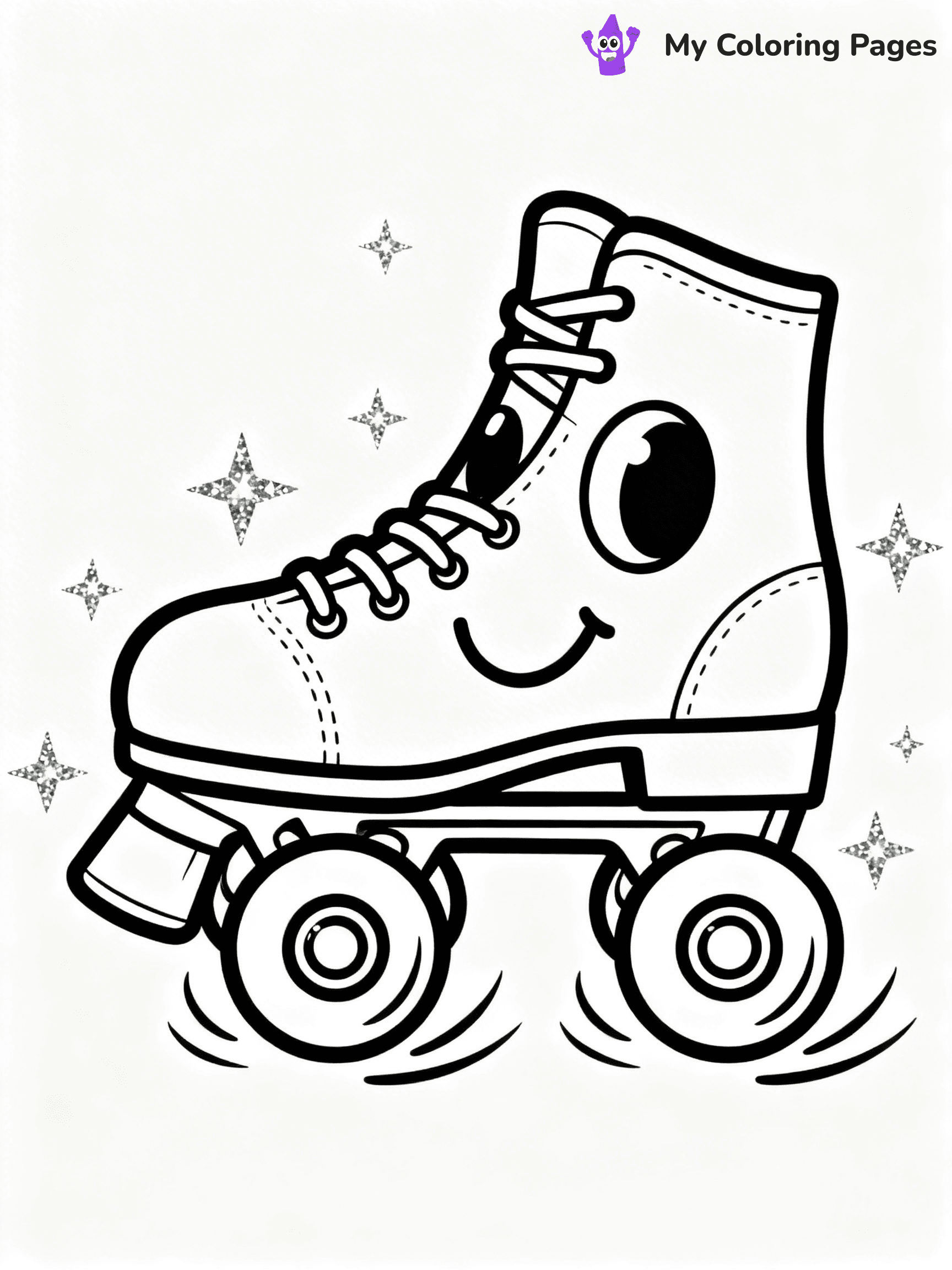 Roller Skate Coloring Pages - 16