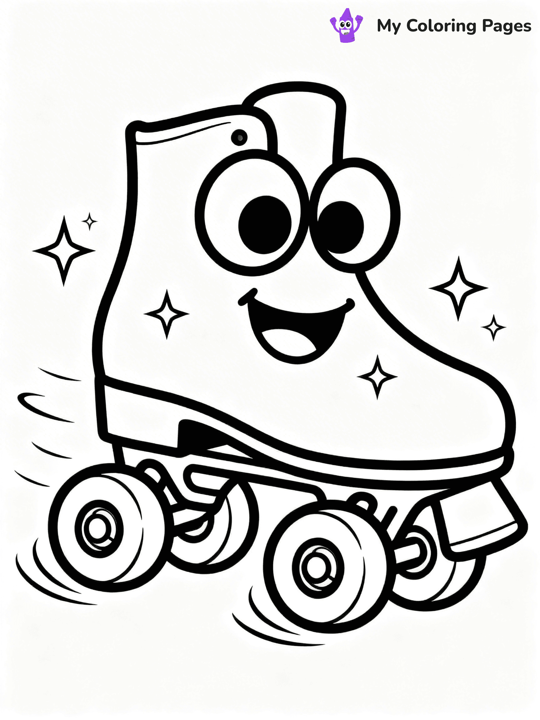 Roller Skate Coloring Pages - 14