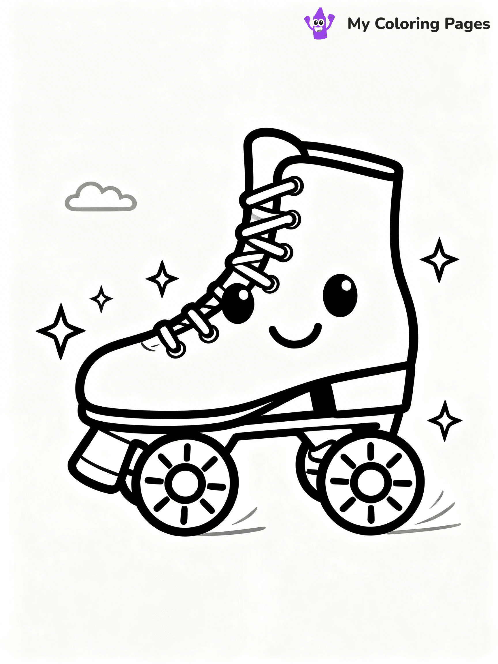 Roller Skate Coloring Pages - 13