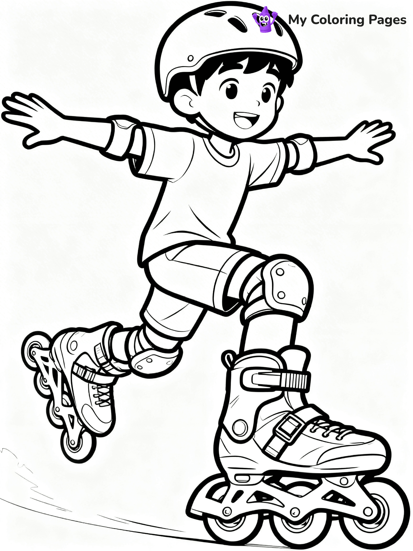 Roller Skate Coloring Pages - 10