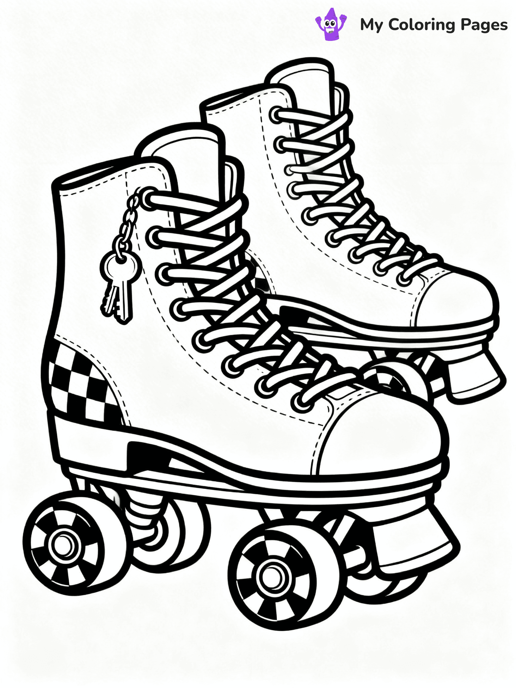 Roller Skate Coloring Pages - 5