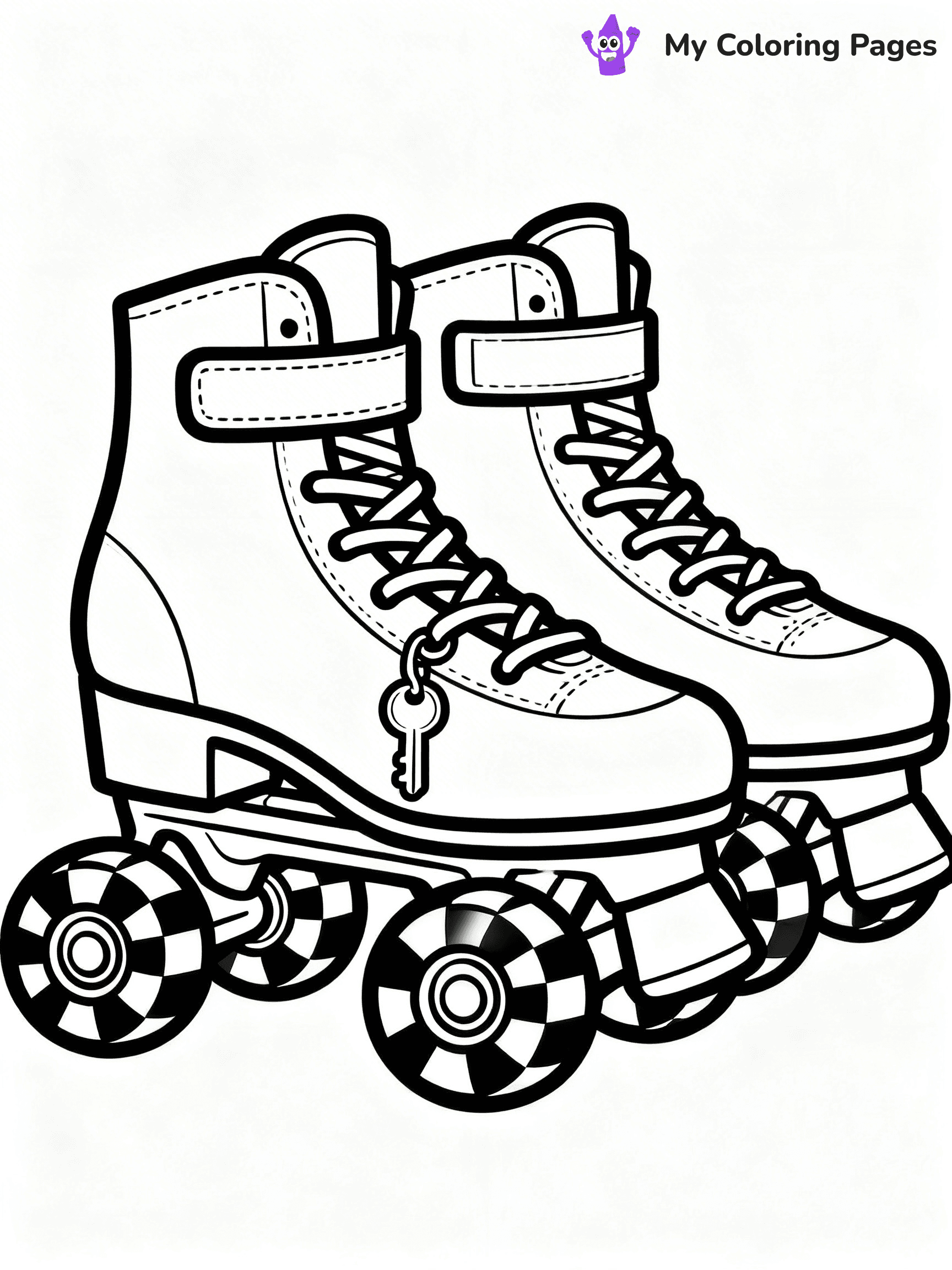 Roller Skate Coloring Pages - 2