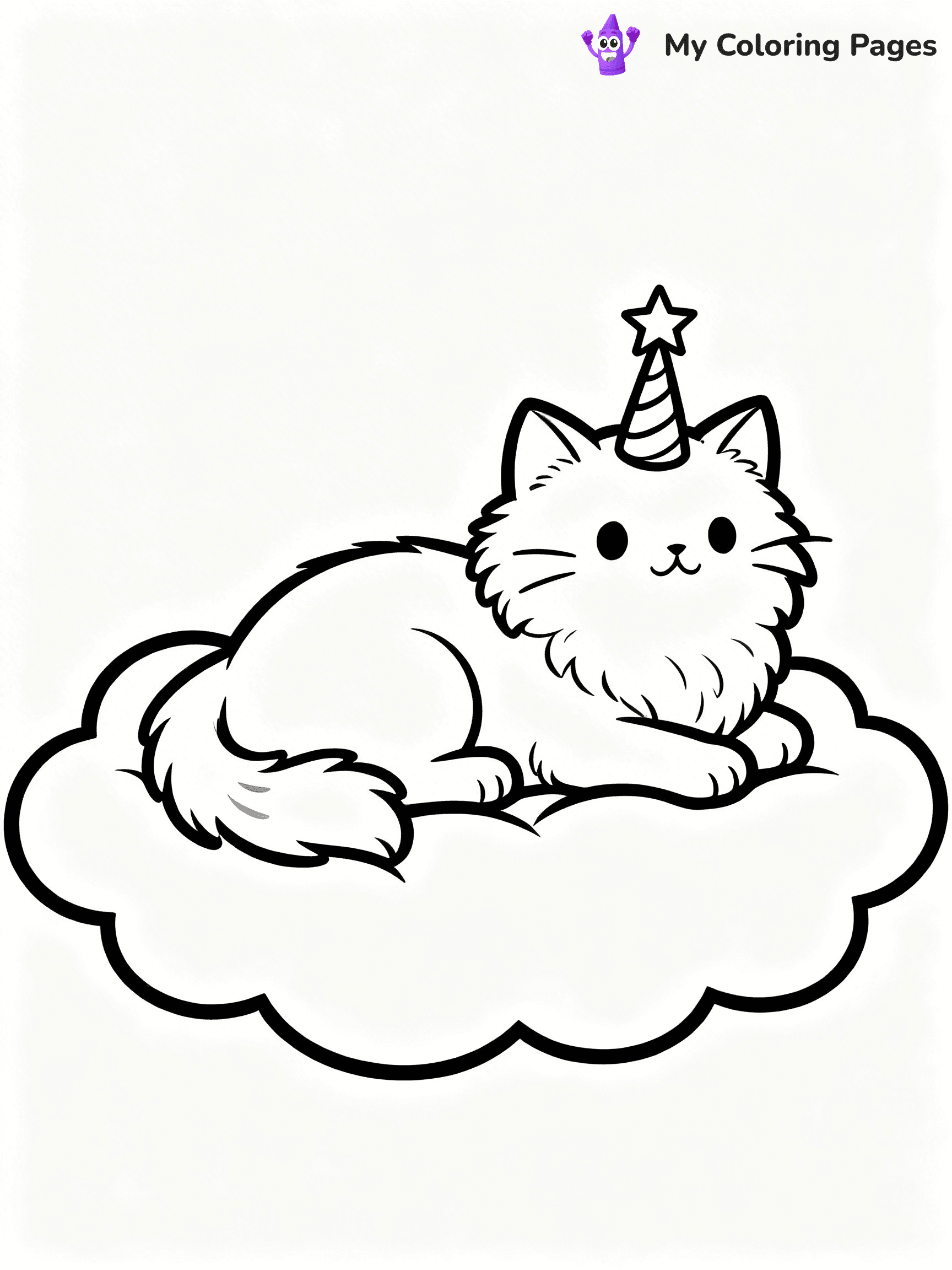 Kitty Unicorn Coloring Pages - 24