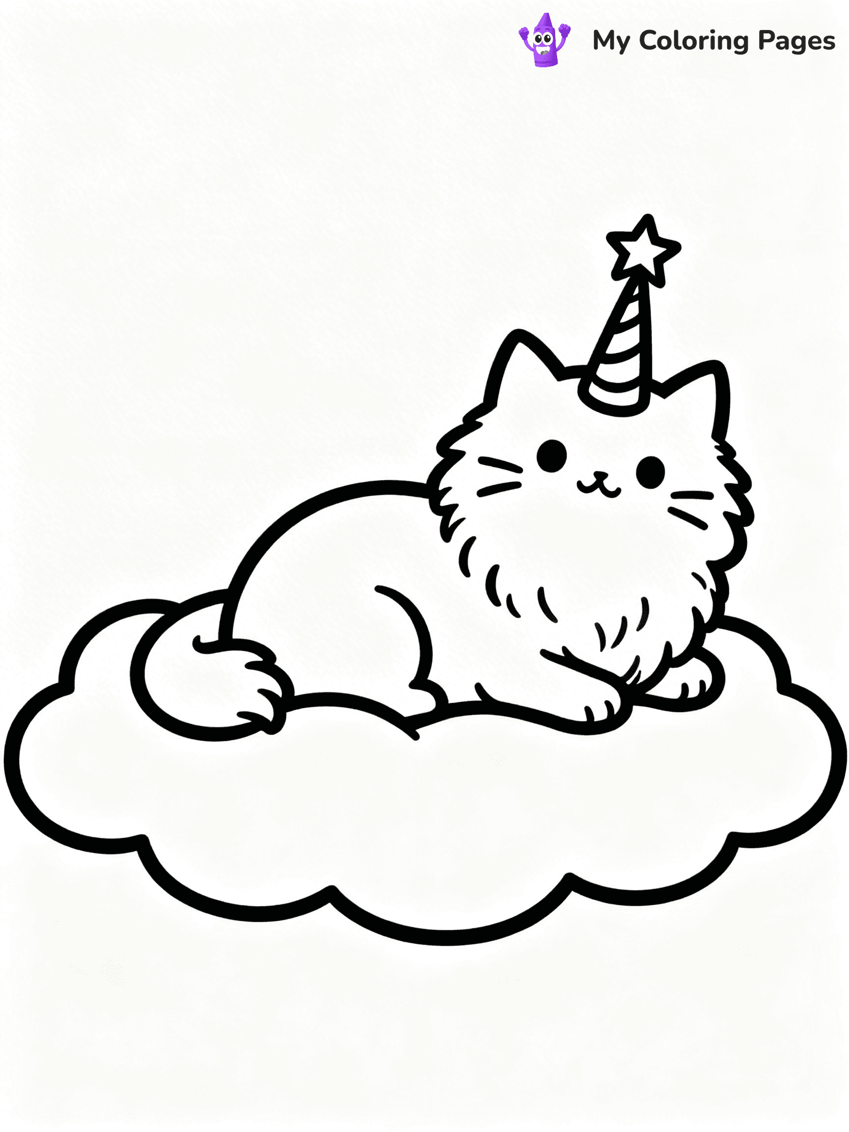 Kitty Unicorn Coloring Pages - 21