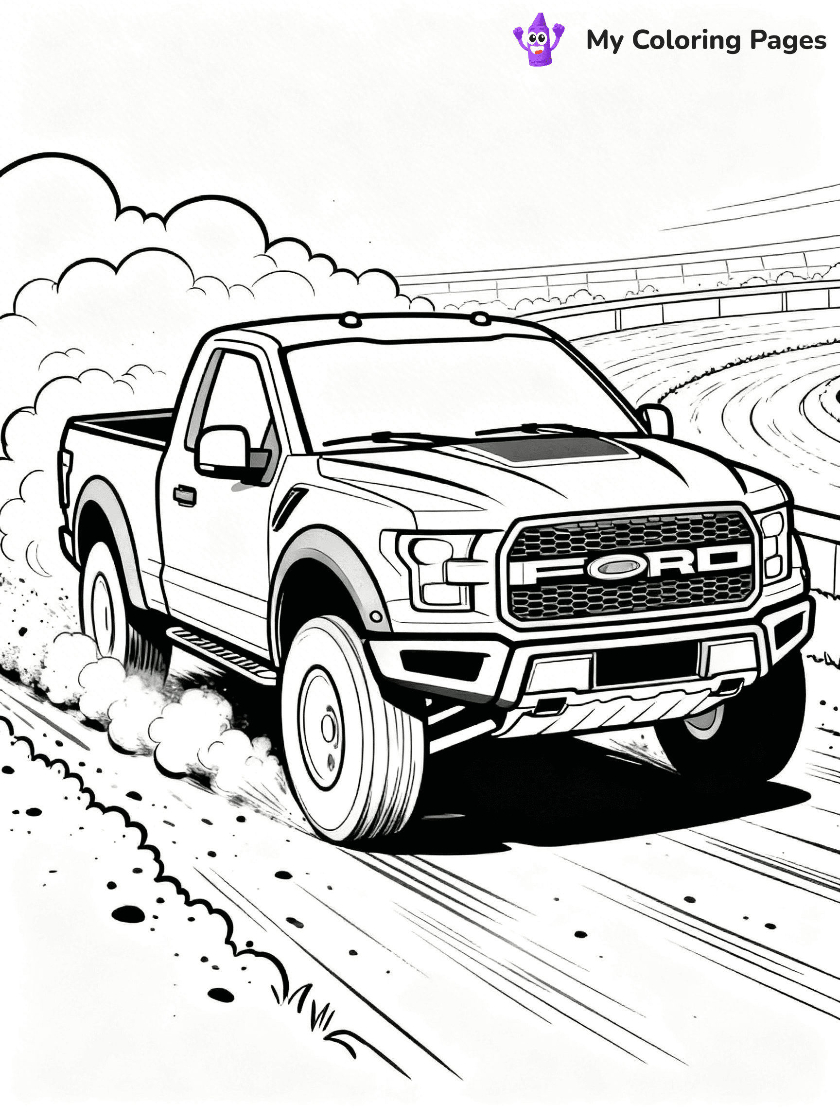 Ford Raptor Coloring Pages - 50