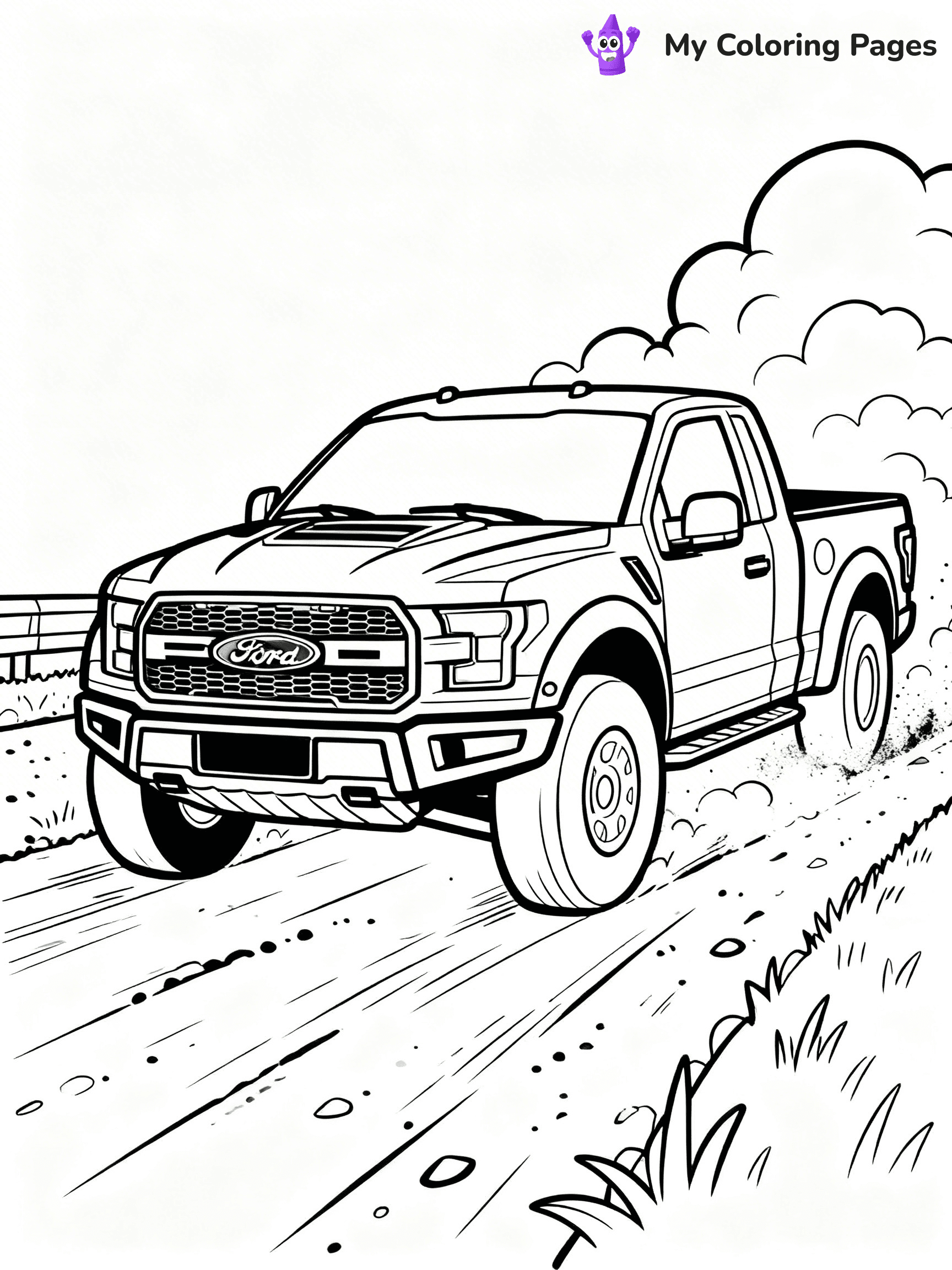 Ford Raptor Coloring Pages - 47