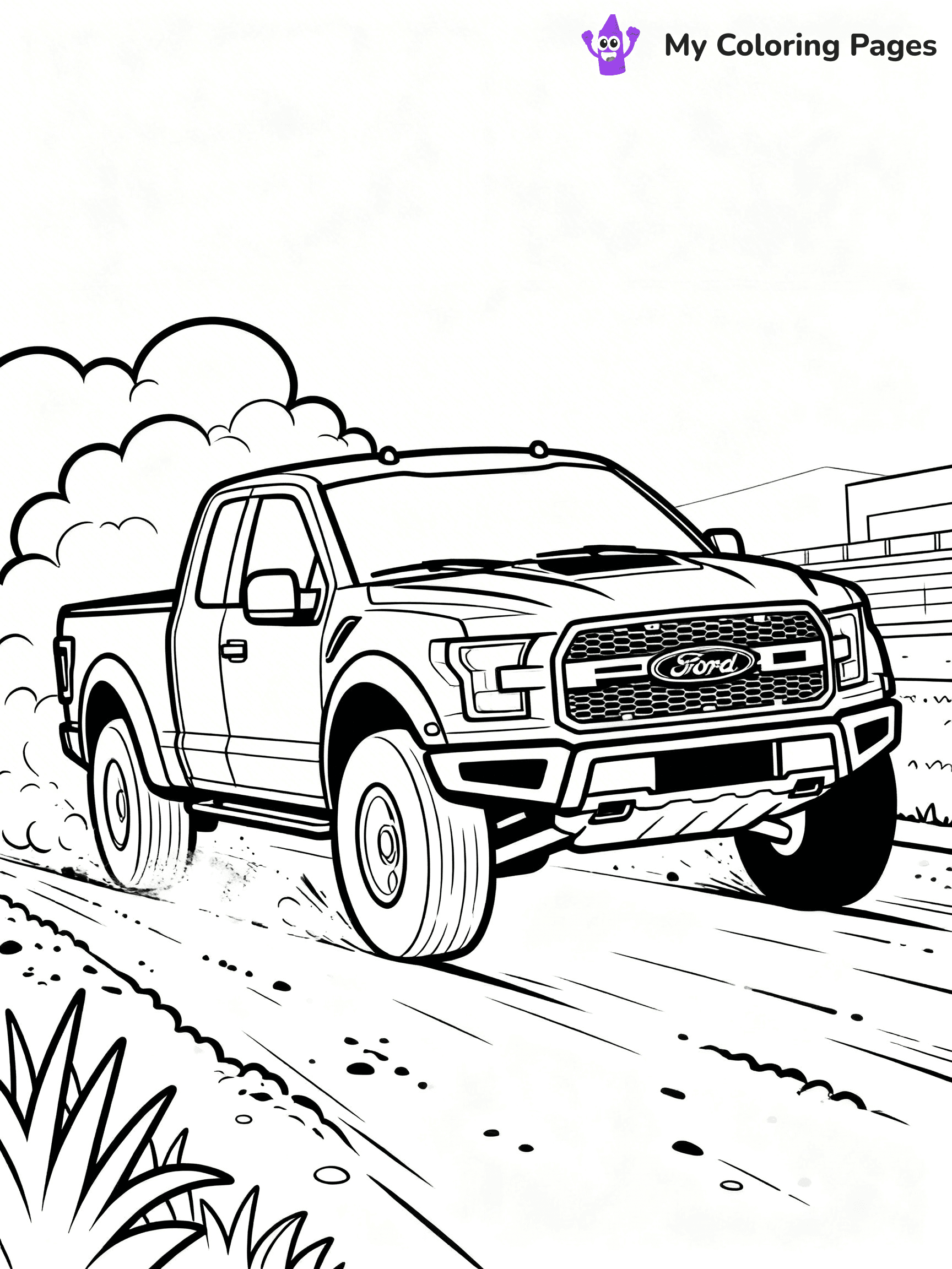 Ford Raptor Coloring Pages - 45