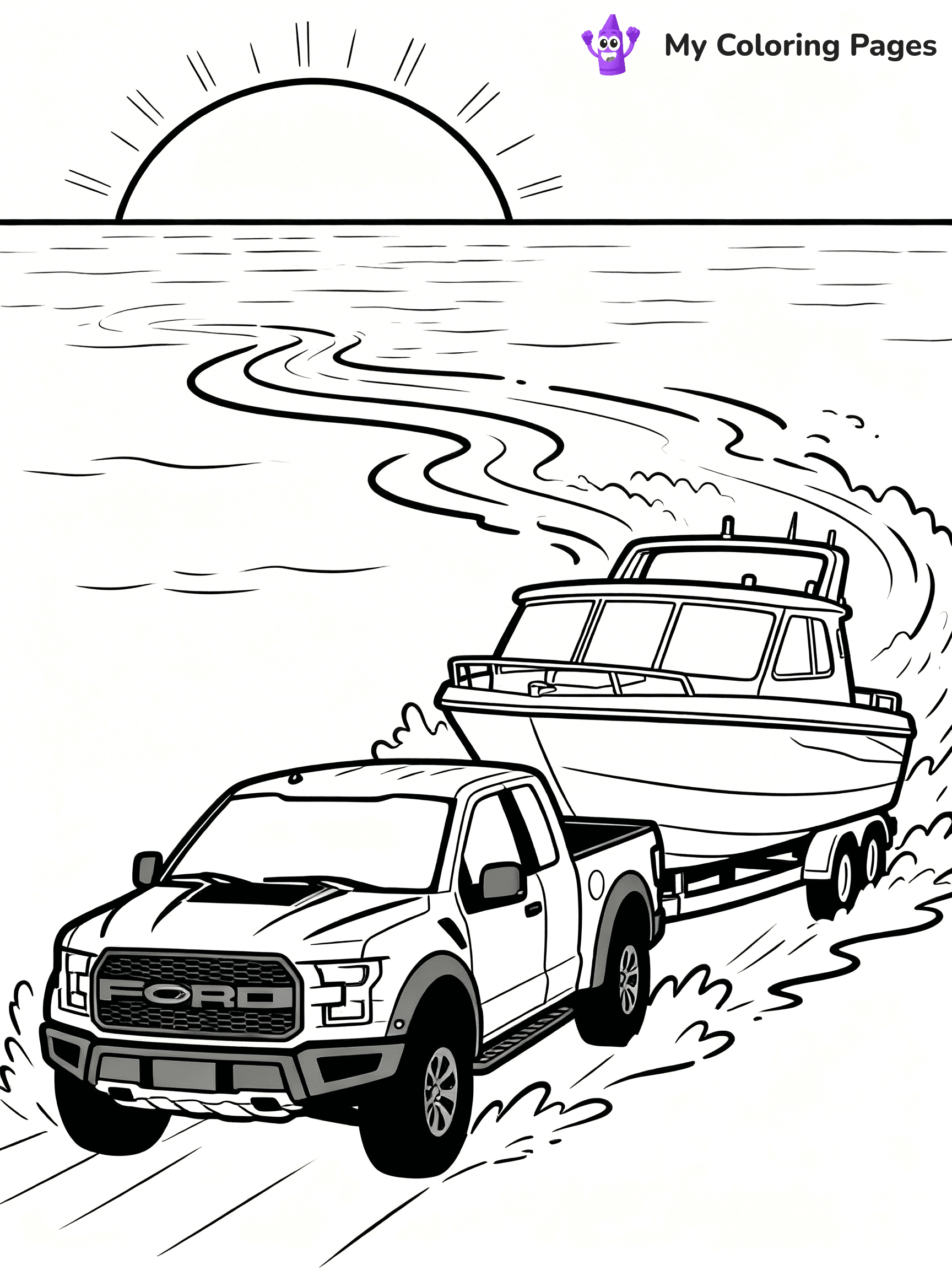 Ford Raptor Coloring Pages - 37