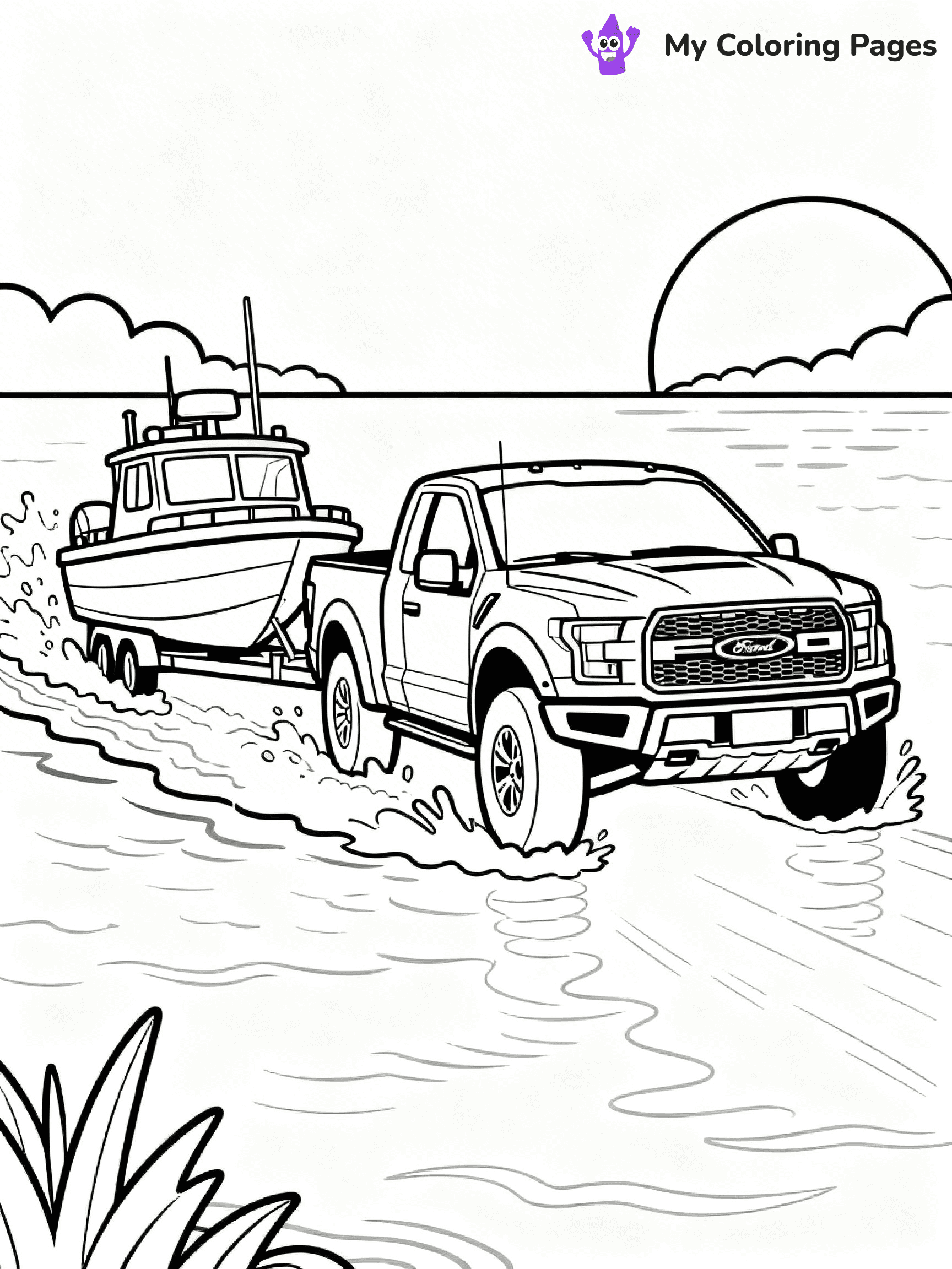 Ford Raptor Coloring Pages - 33
