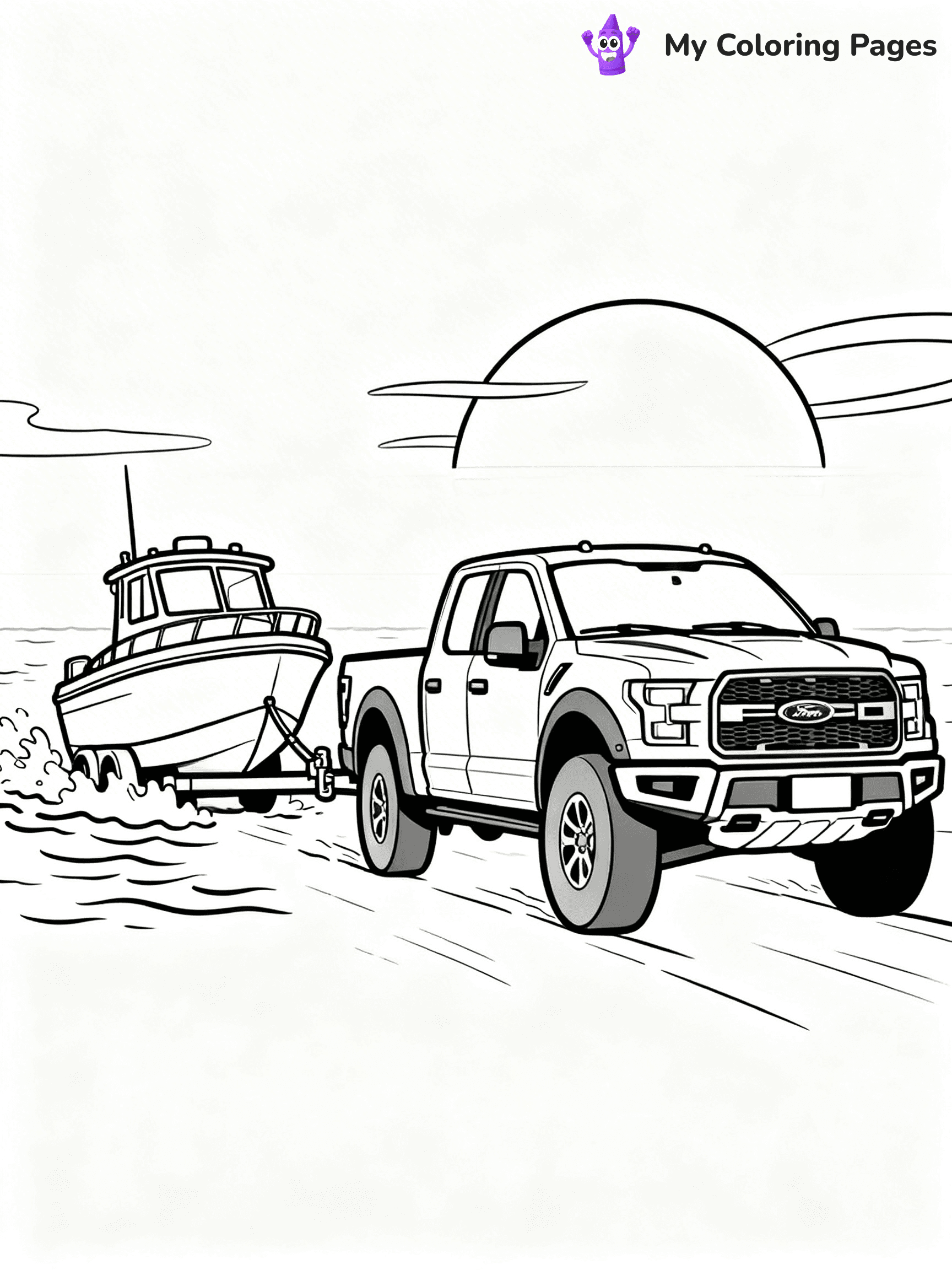 Ford Raptor Coloring Pages - 32