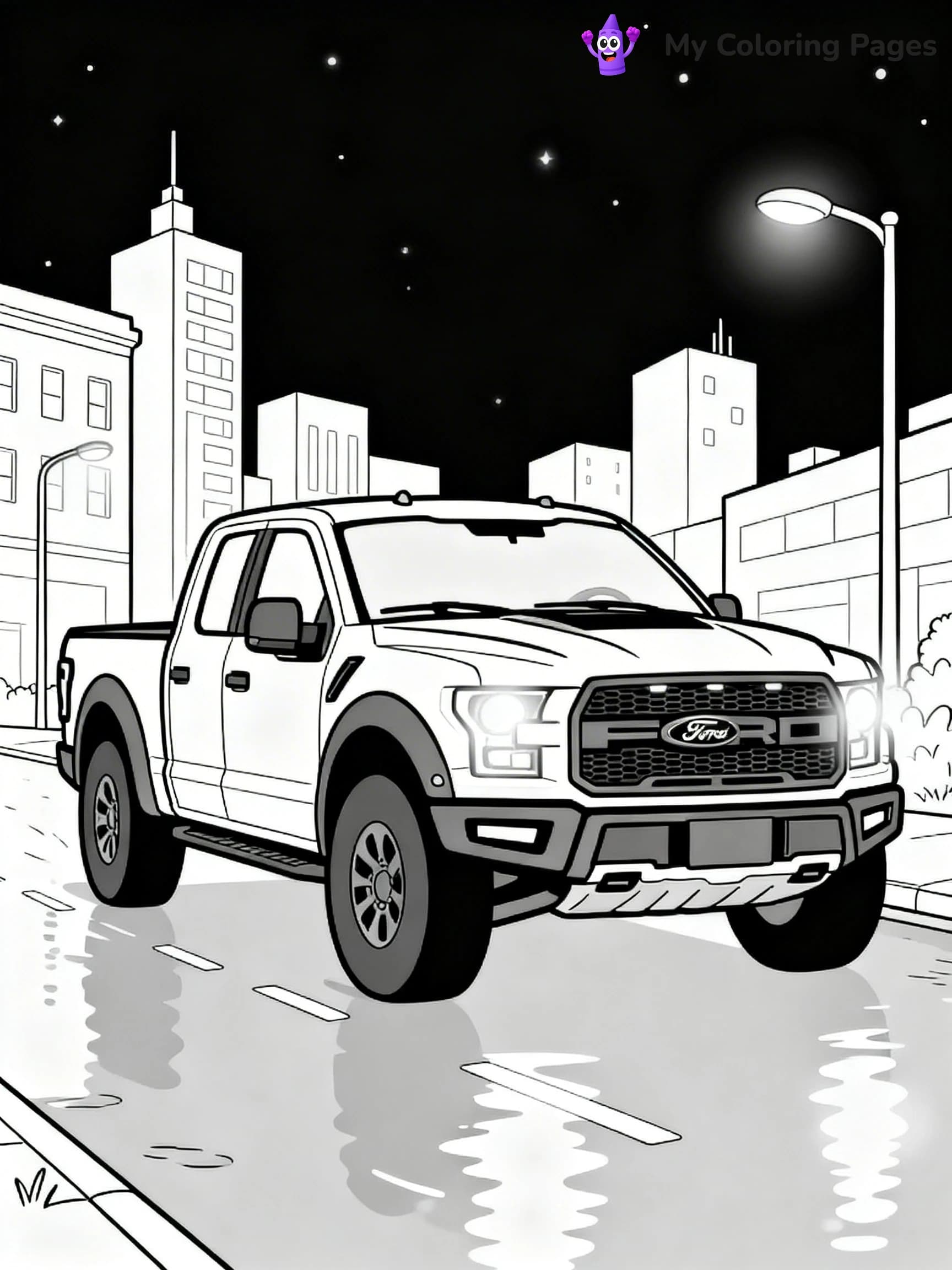 Ford Raptor Coloring Pages - 18