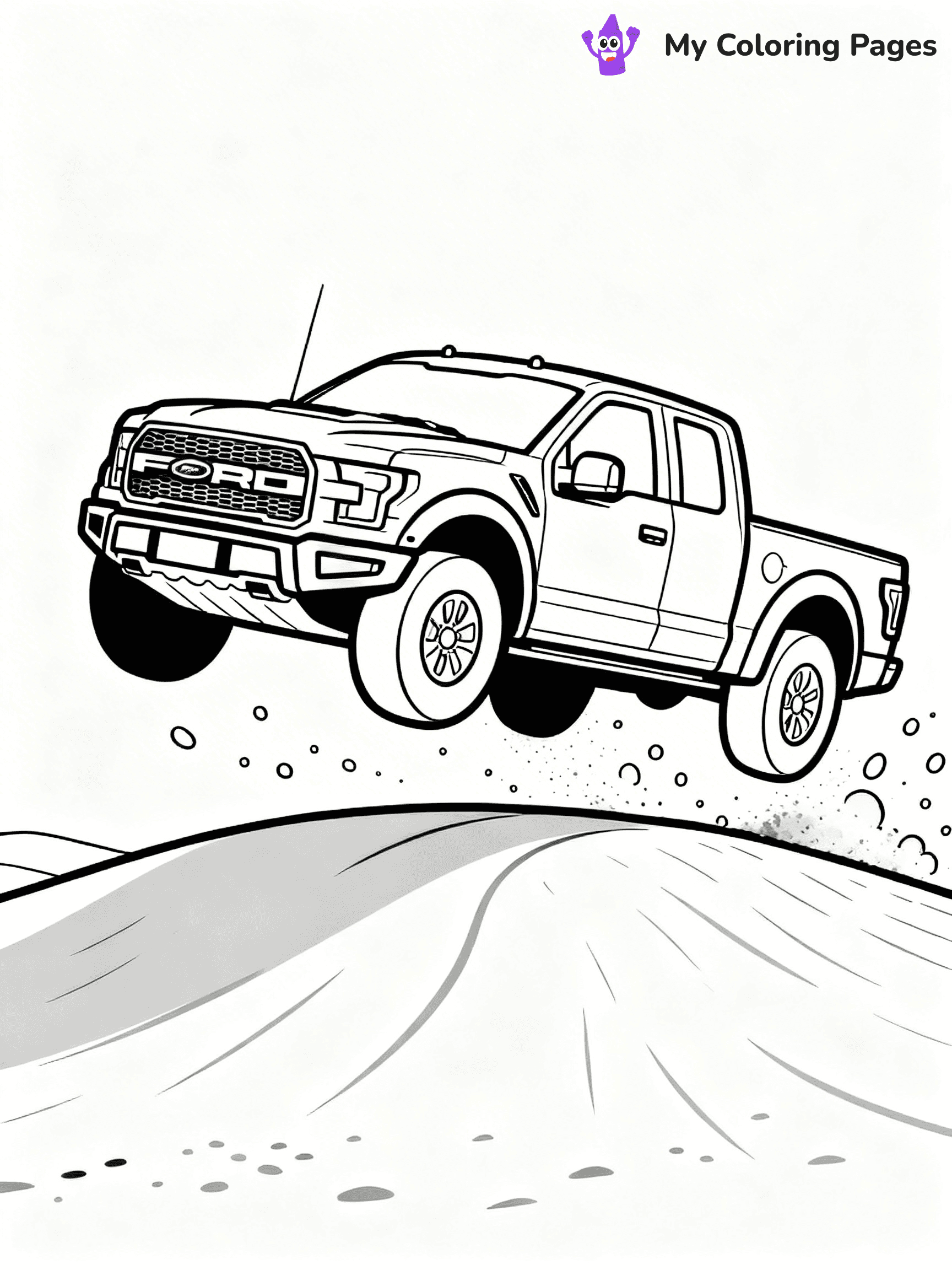 Ford Raptor Coloring Pages - 12
