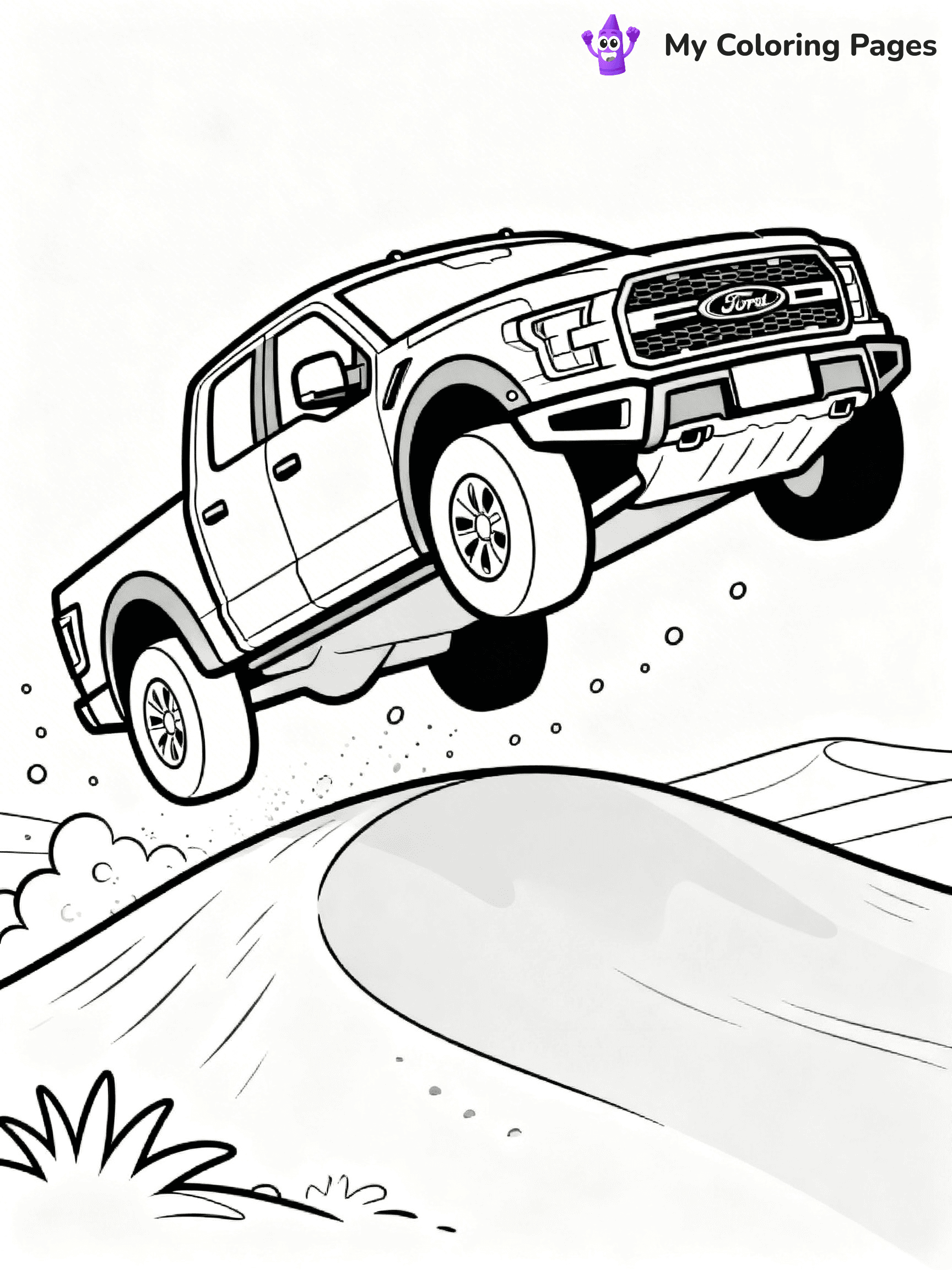 Ford Raptor Coloring Pages - 11