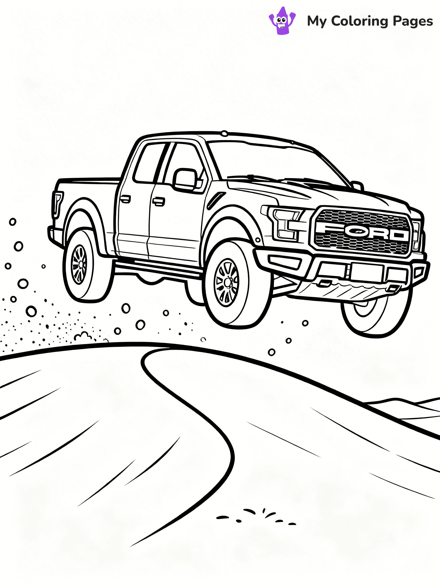 Ford Raptor Coloring Pages - 10