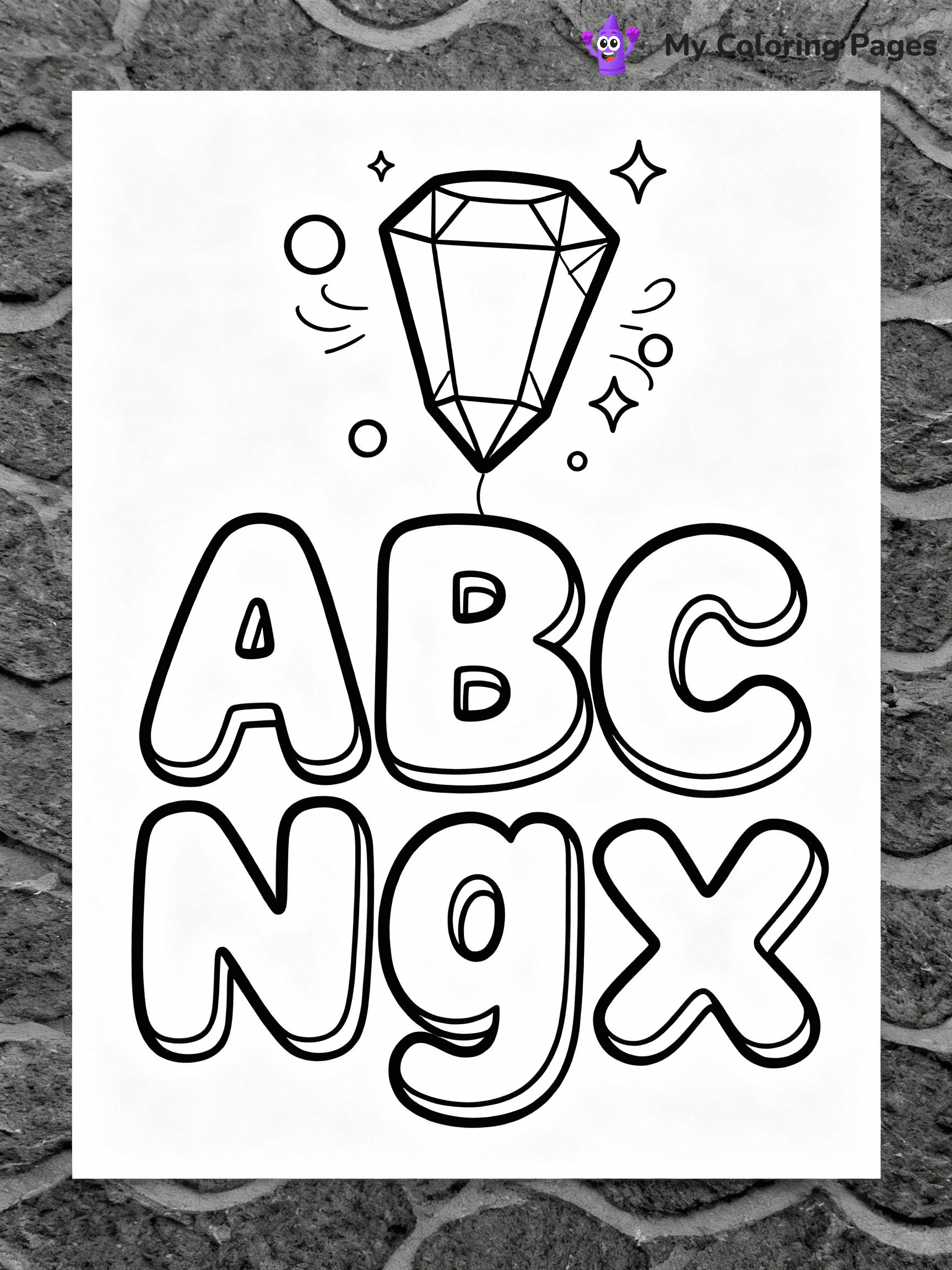 Alphabet Lore Coloring Pages - 31