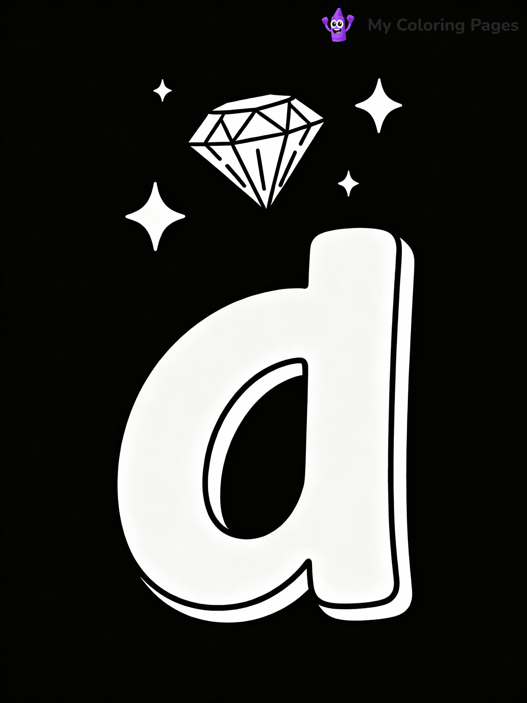 Alphabet Lore Coloring Pages - 30