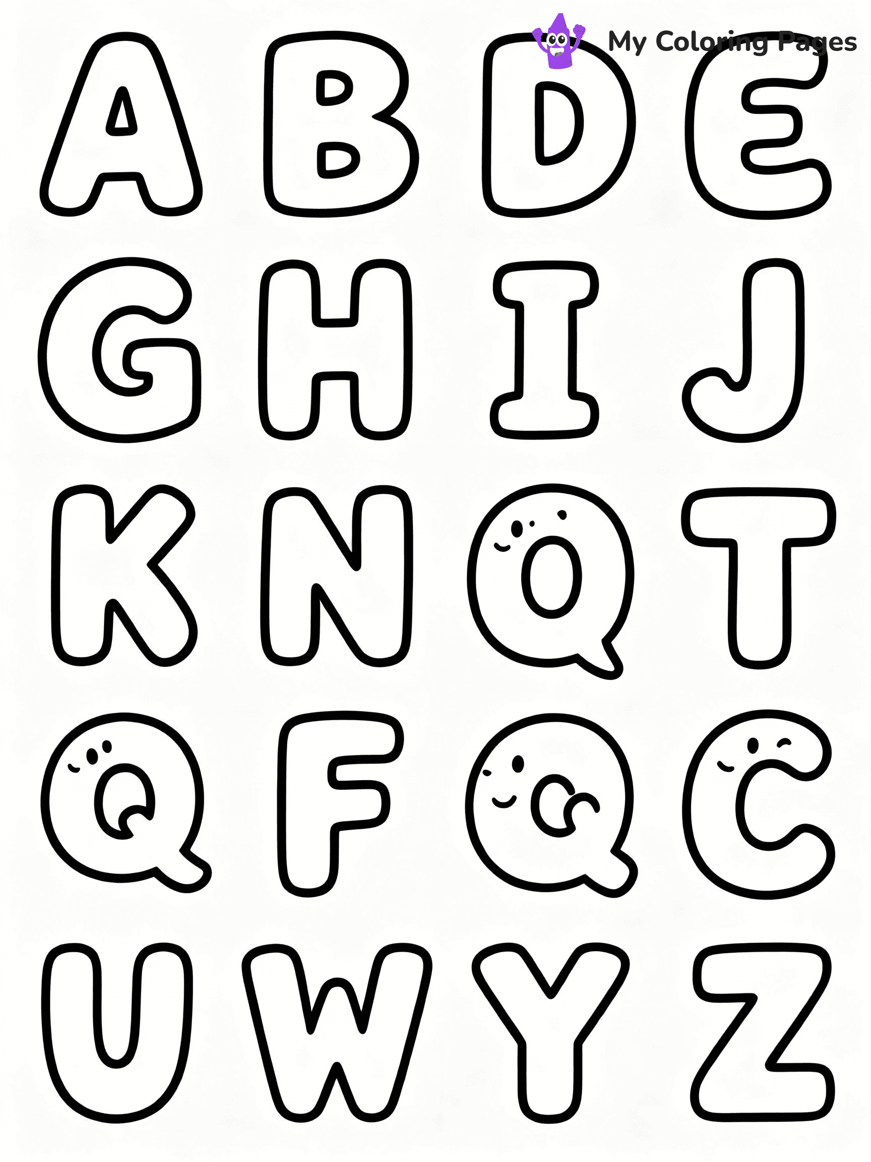 Alphabet Lore Coloring Pages - 26