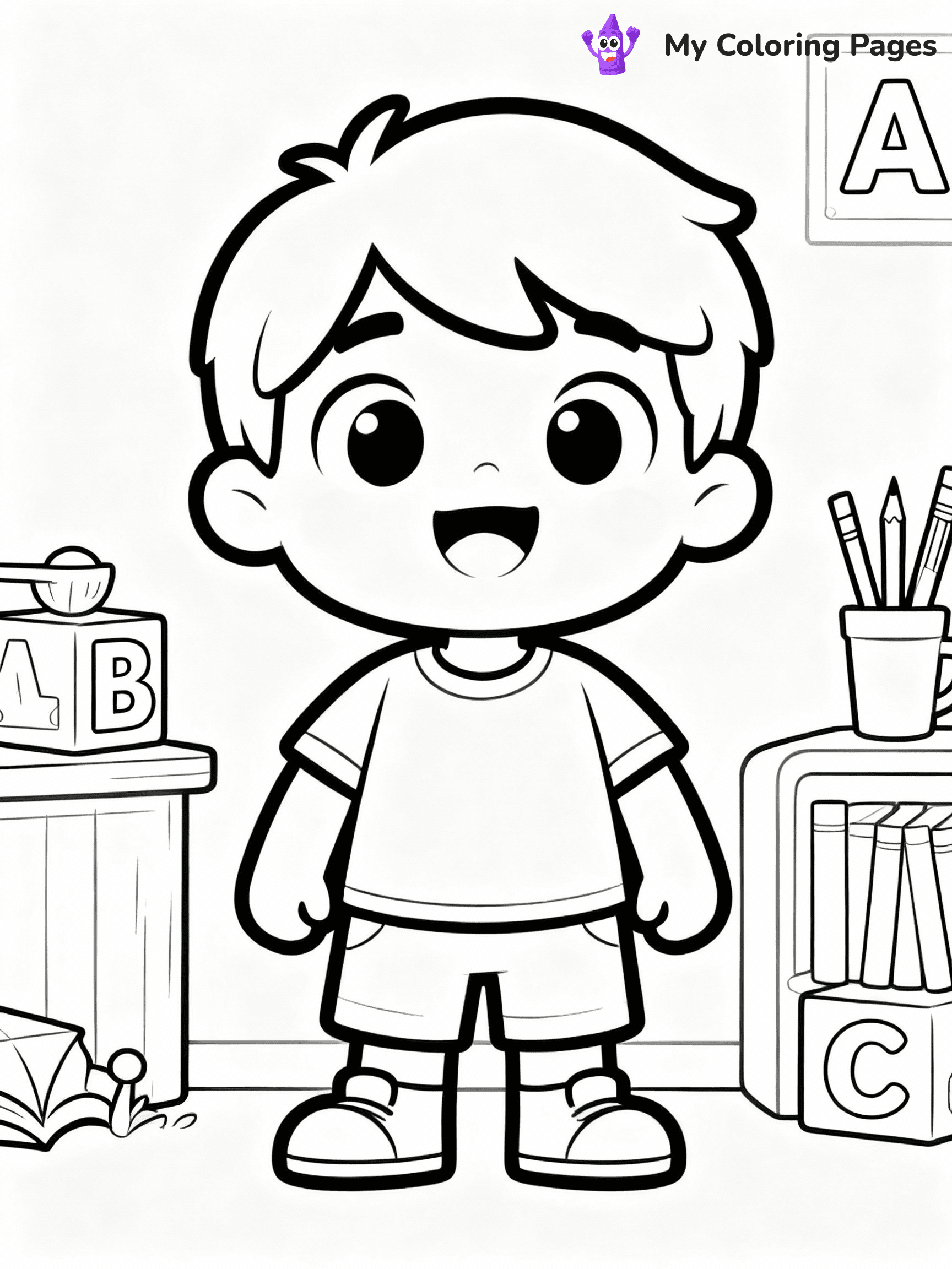 Alphabet Lore Coloring Pages - 17