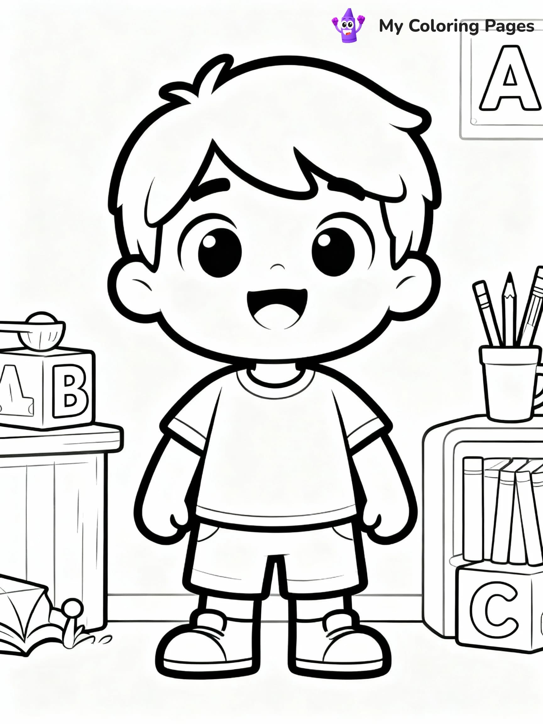 Alphabet Lore Coloring Pages - 17
