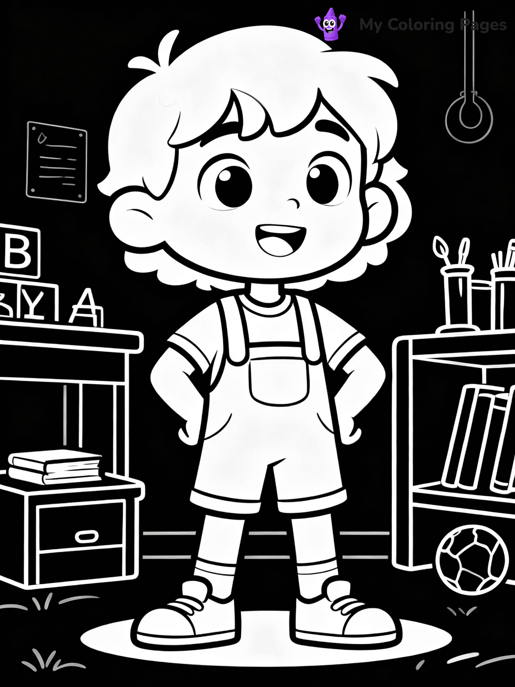 Alphabet Lore Coloring Pages - 15