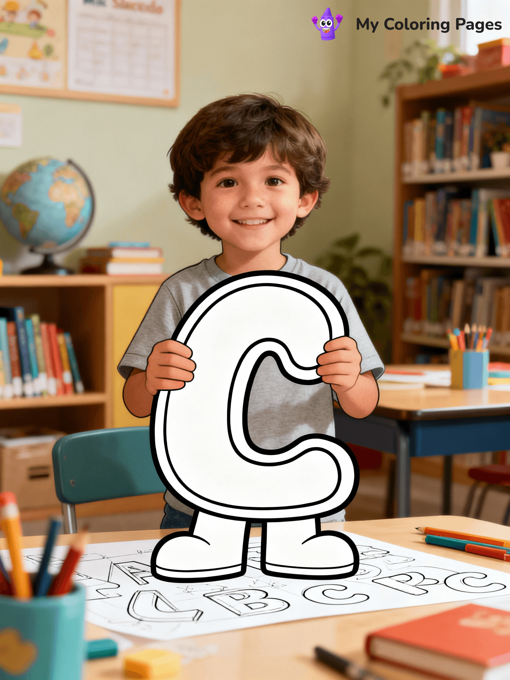 Alphabet Lore Coloring Pages - 10