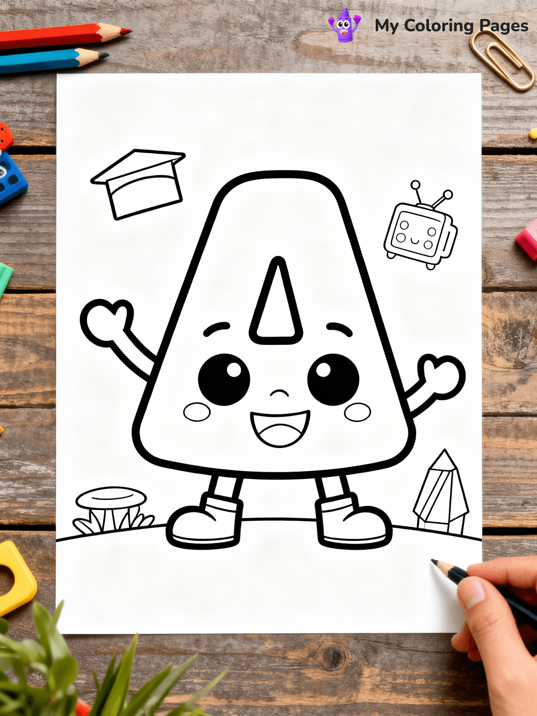 Alphabet Lore Coloring Pages - 9