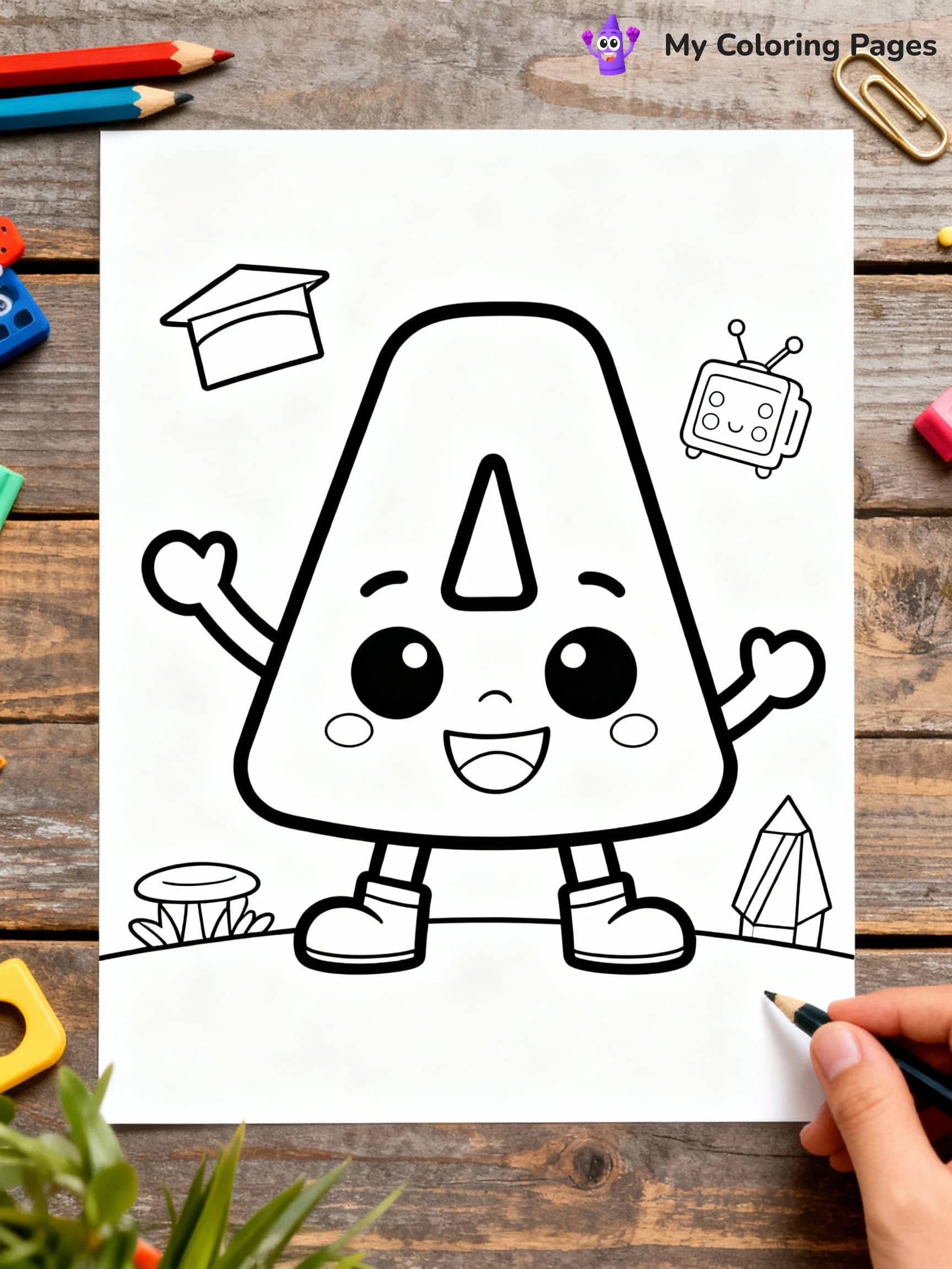 Alphabet Lore Coloring Pages - 9