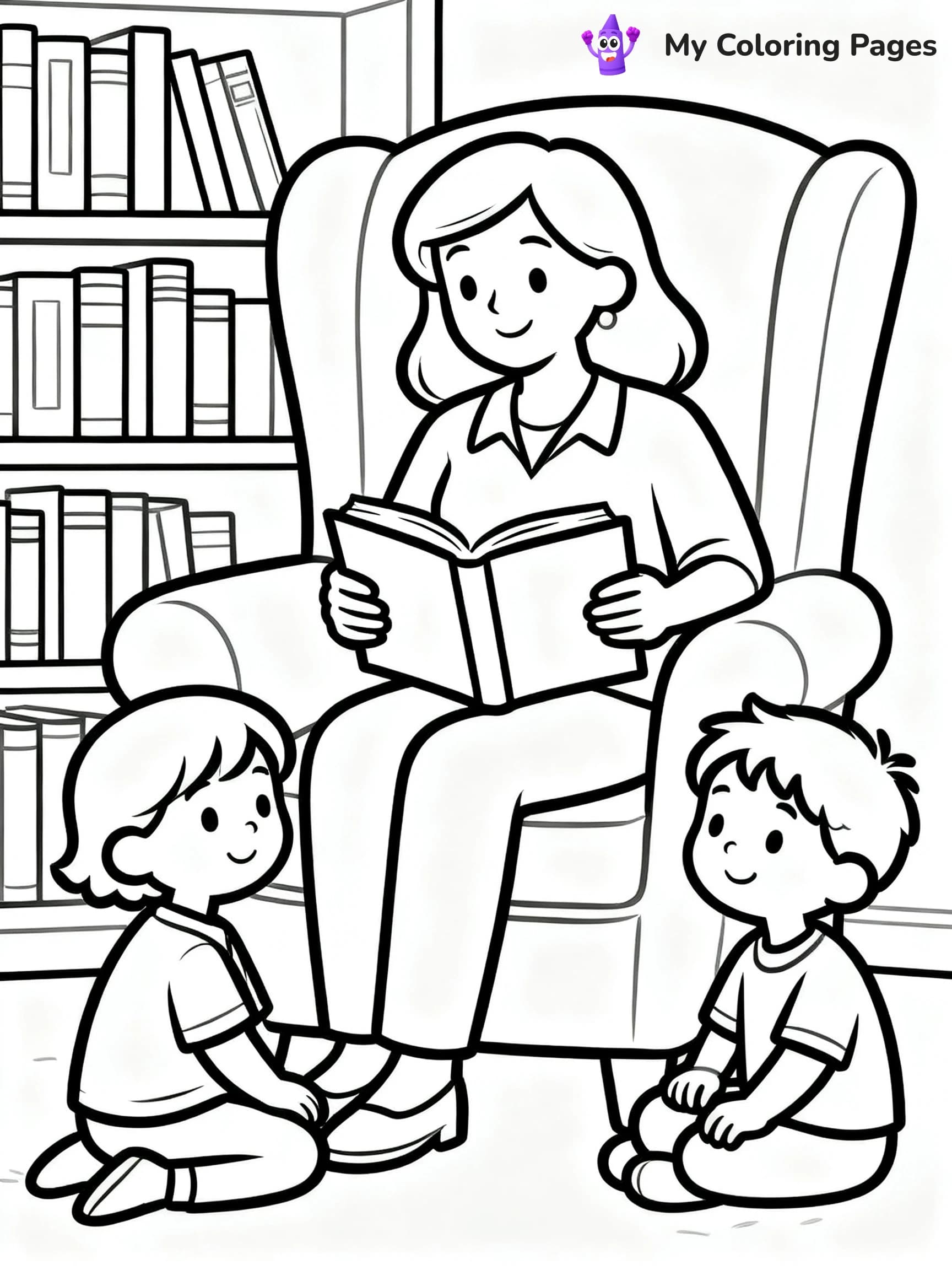 Best Mom Coloring Pages - 3