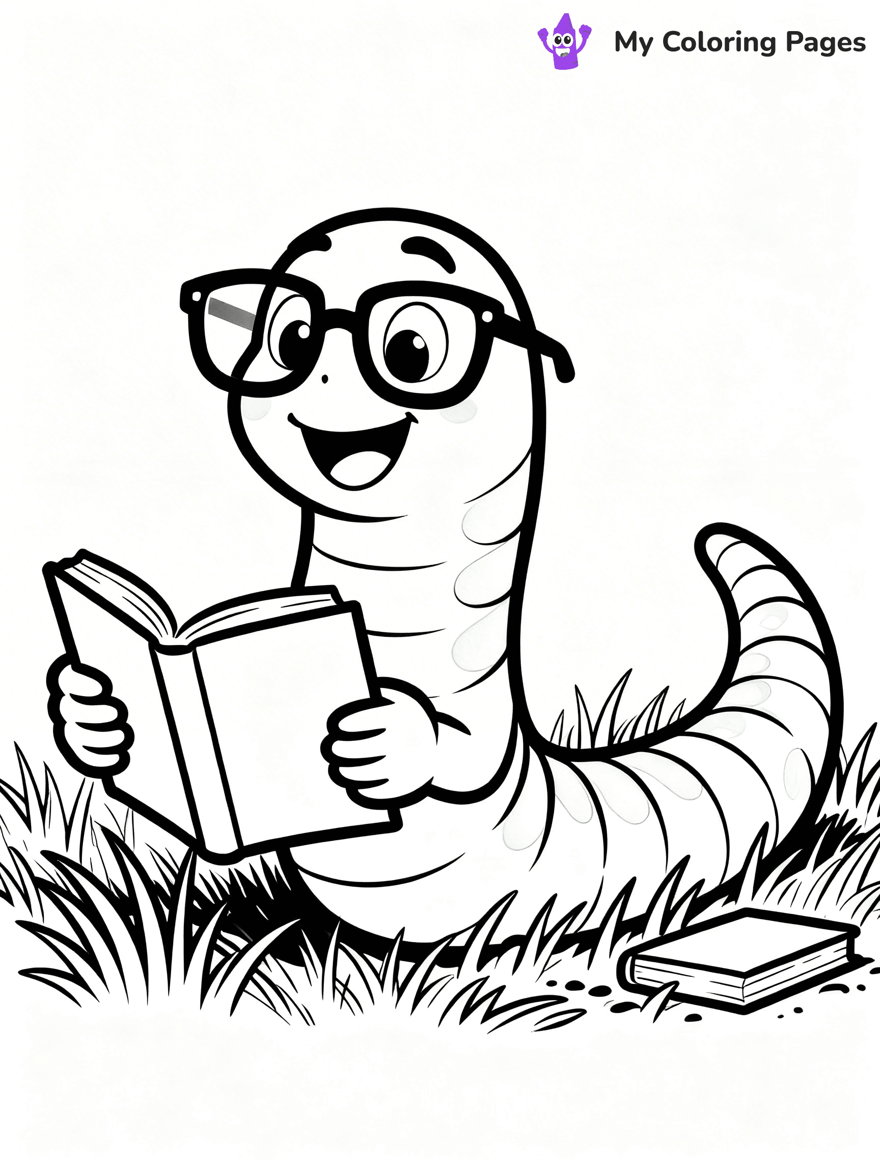 Worm Coloring Pages - 26