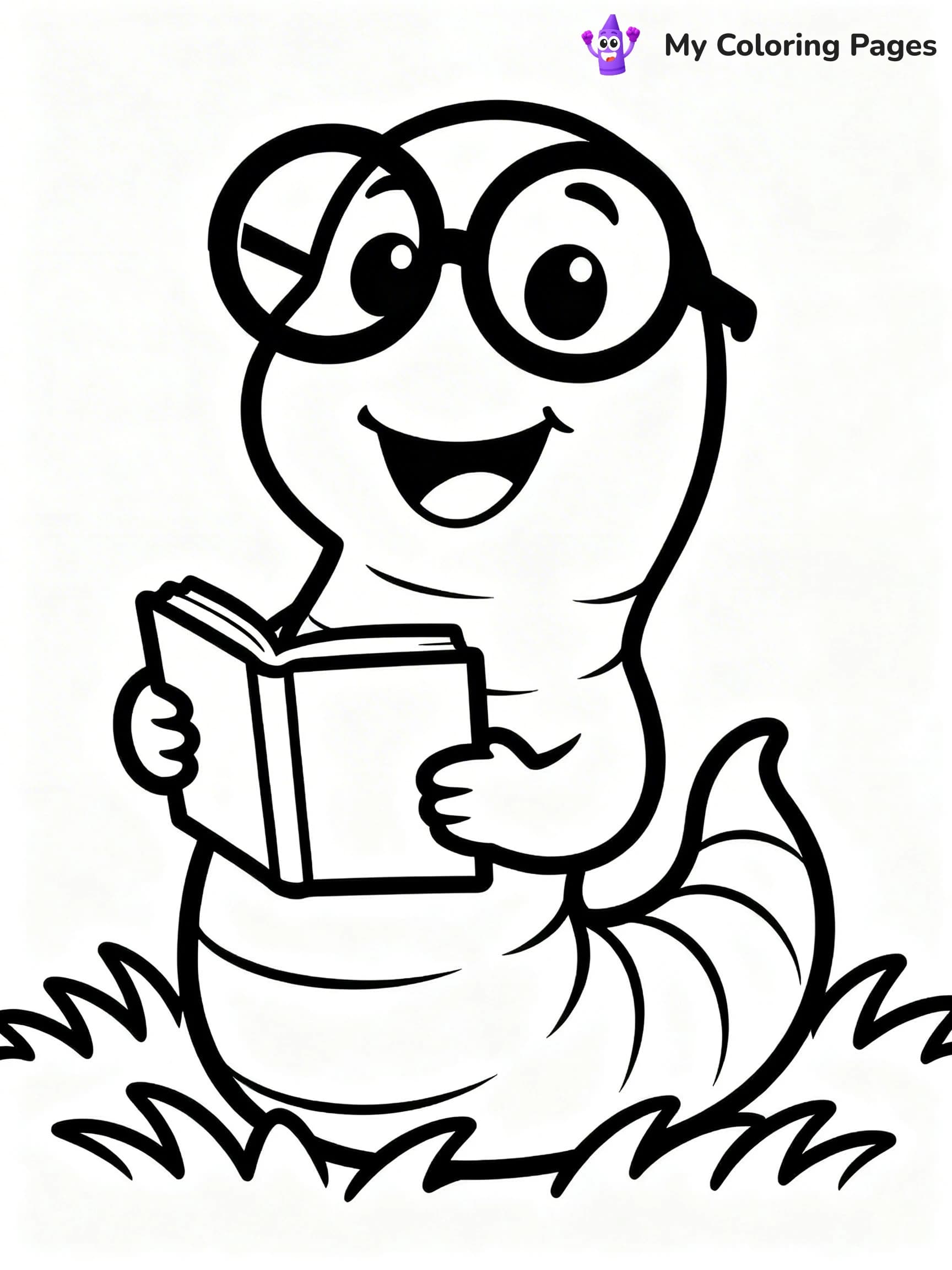 Worm Coloring Pages - 10