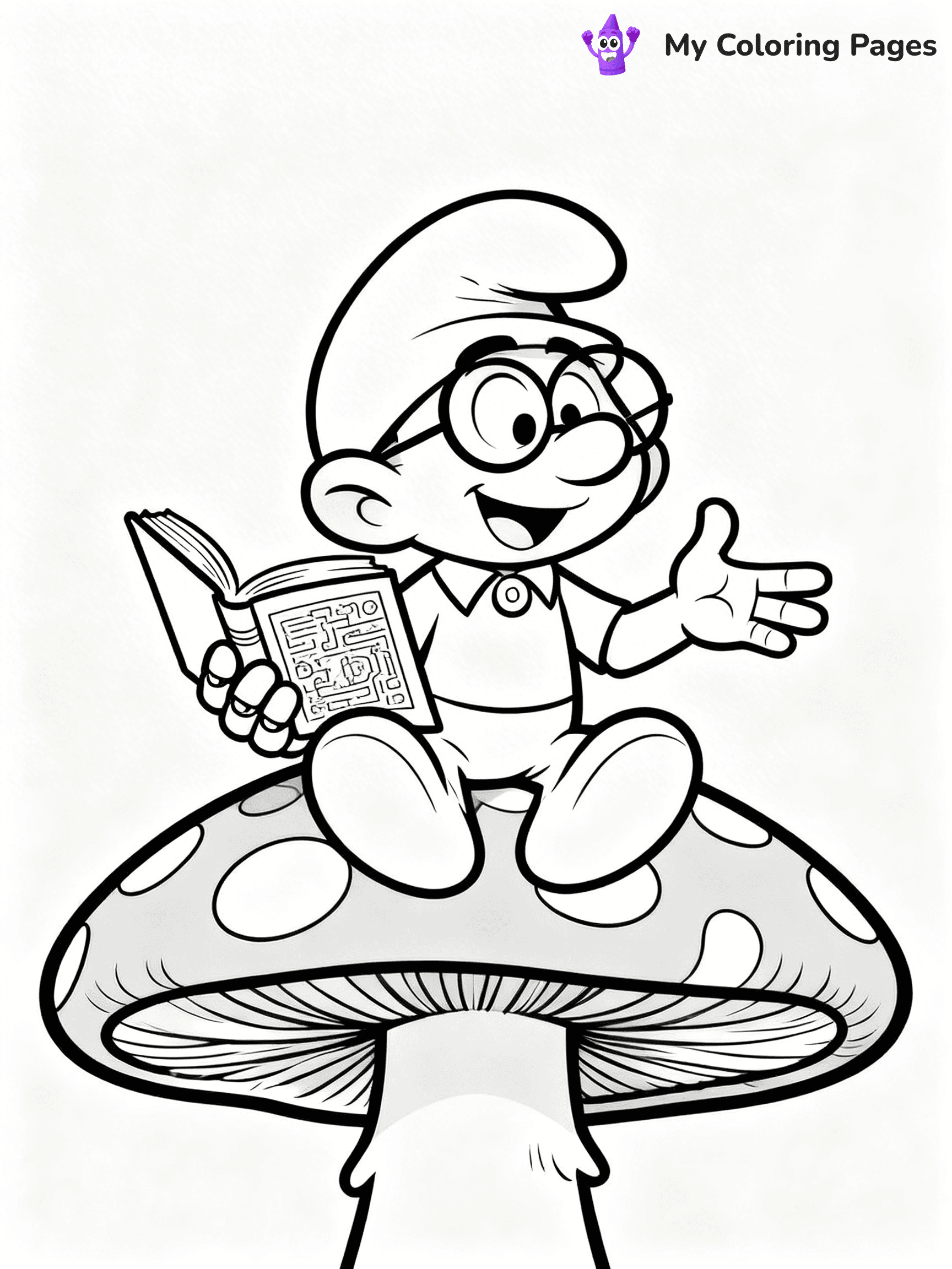 Smurf Coloring Pages - 43