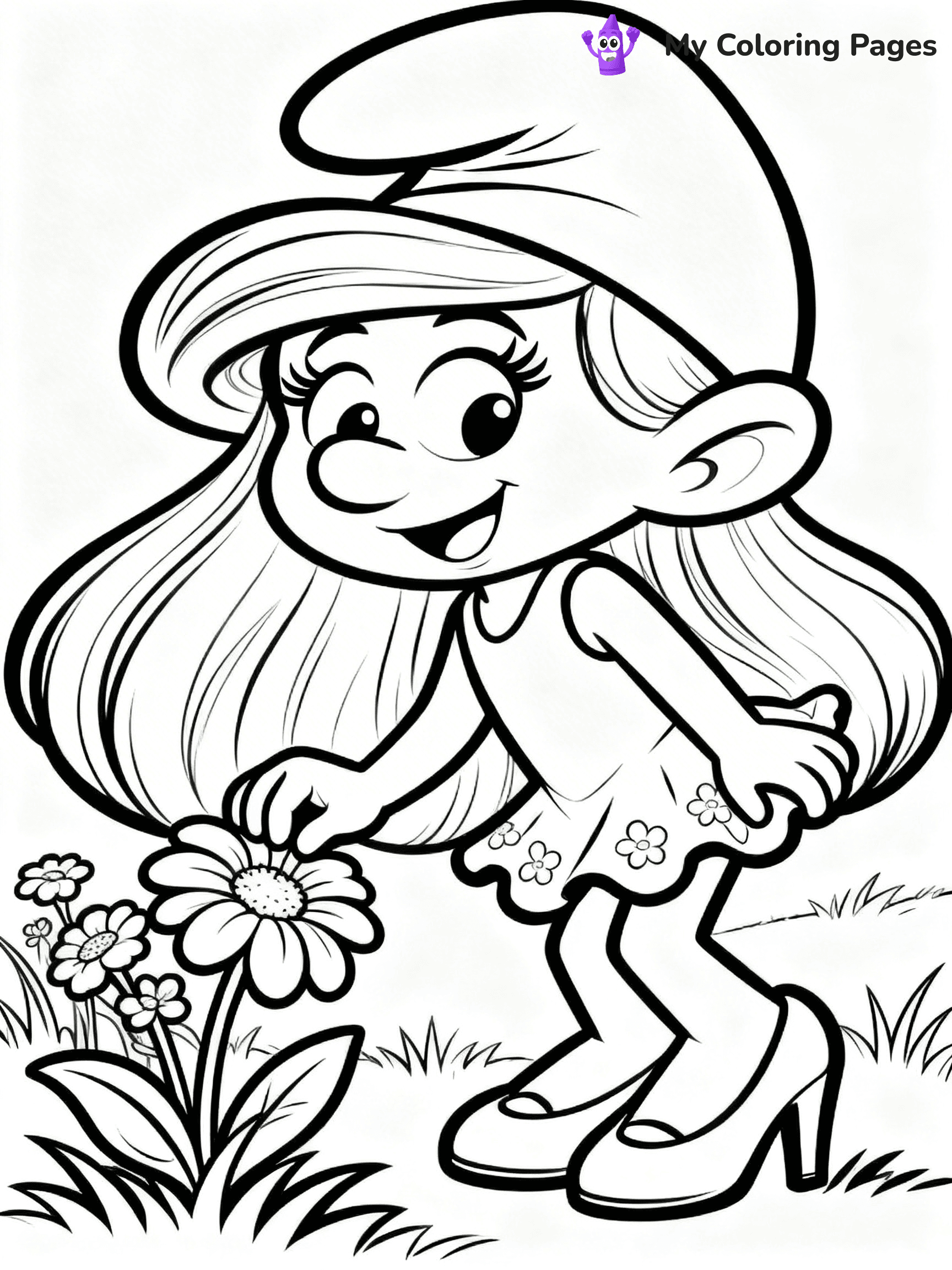 Smurf Coloring Pages - 40