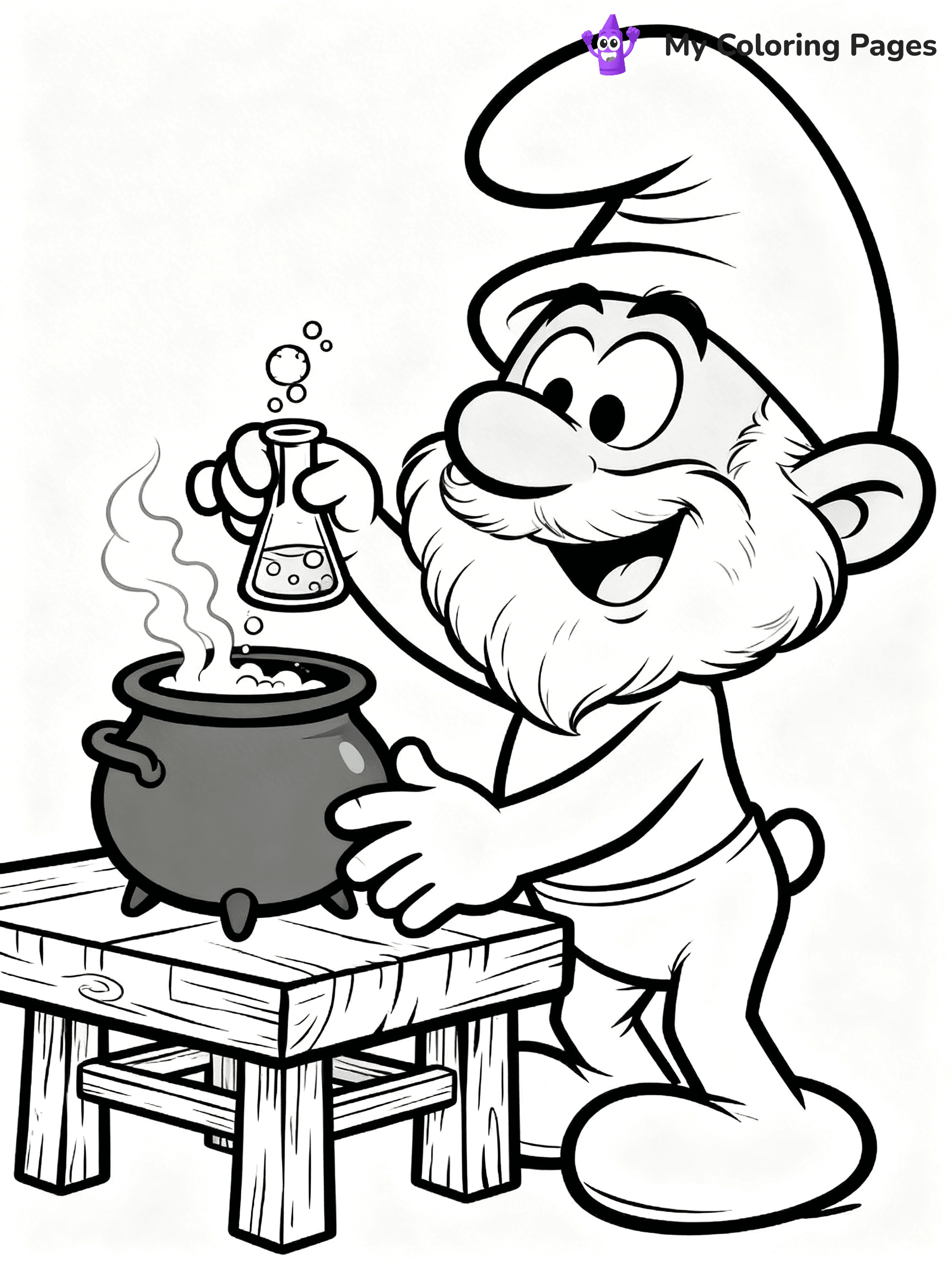 Smurf Coloring Pages - 34