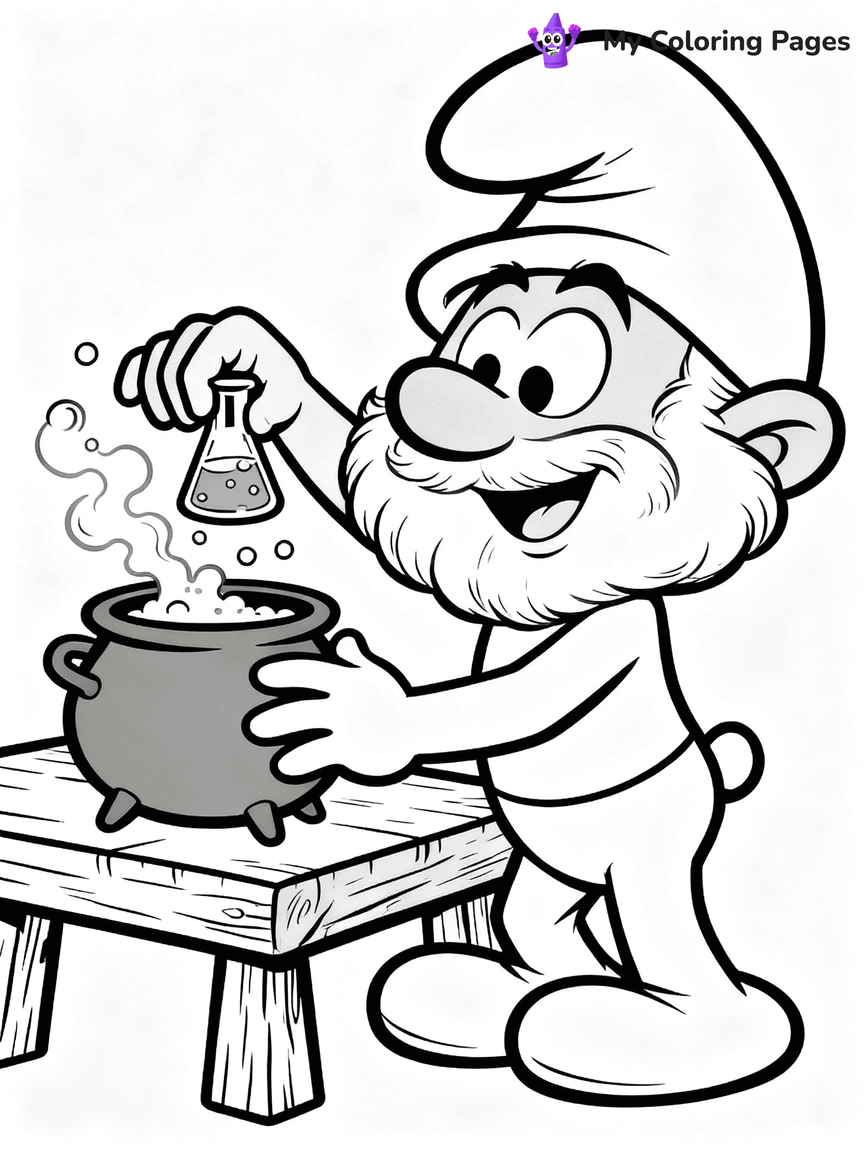 Smurf Coloring Pages - 33