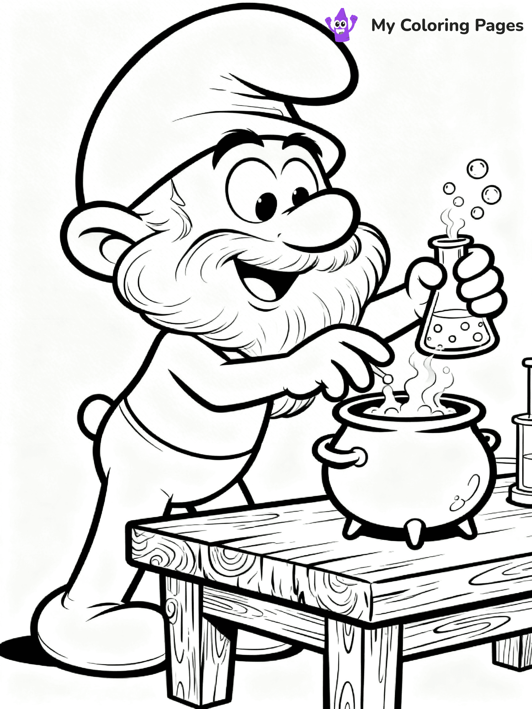 Smurf Coloring Pages - 32