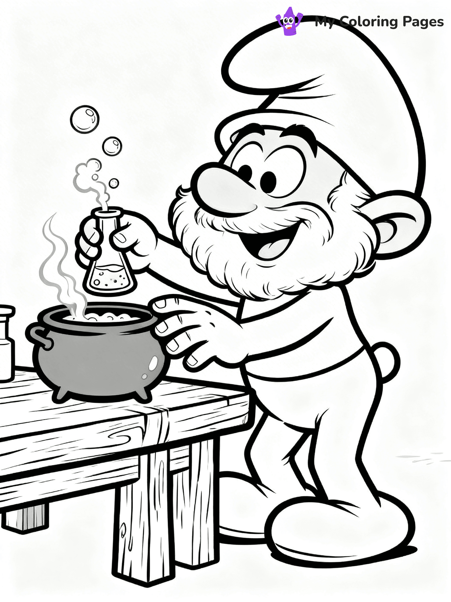 Smurf Coloring Pages - 30