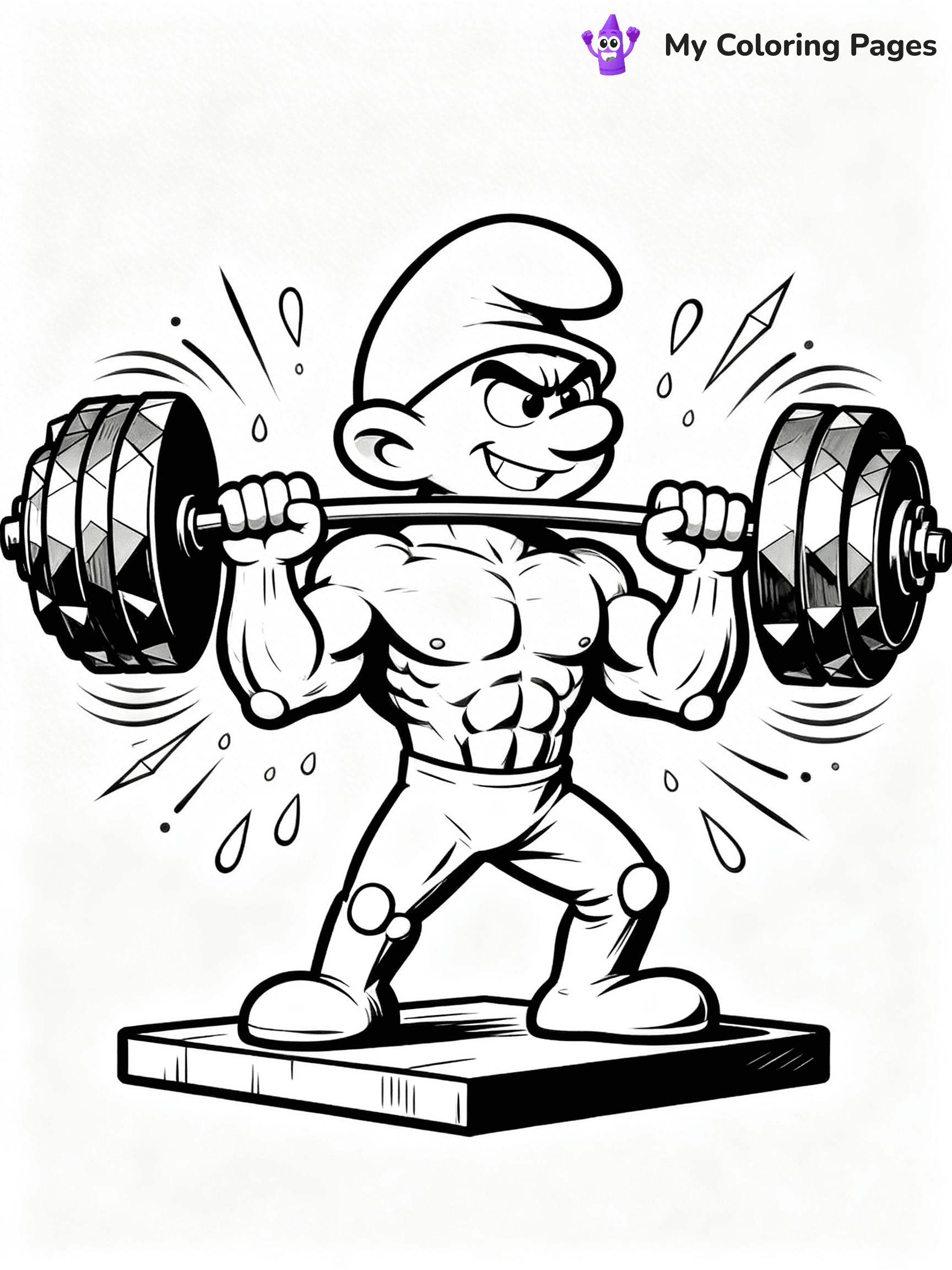 Smurf Coloring Pages - 23