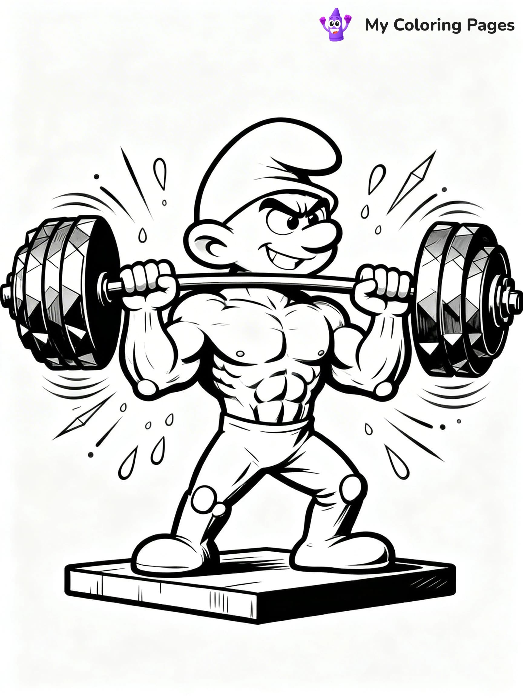 Smurf Coloring Pages - 23