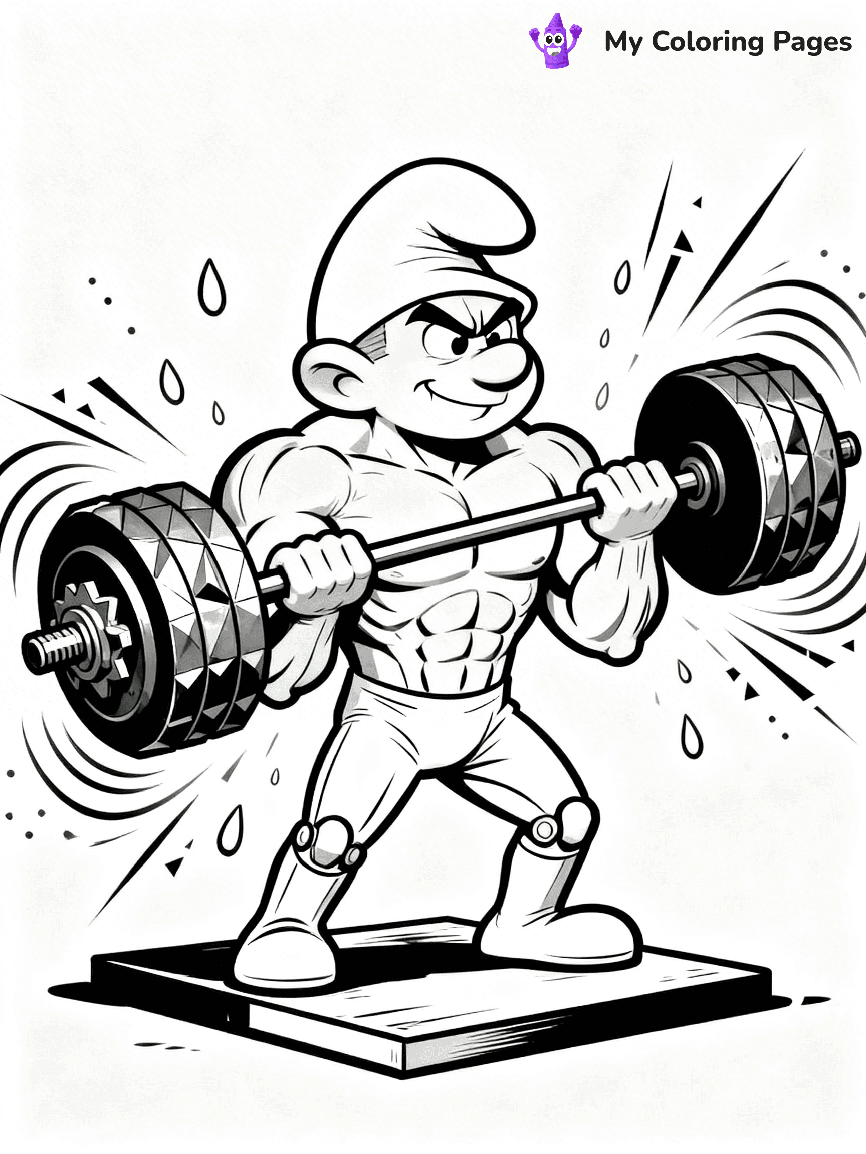 Smurf Coloring Pages - 20