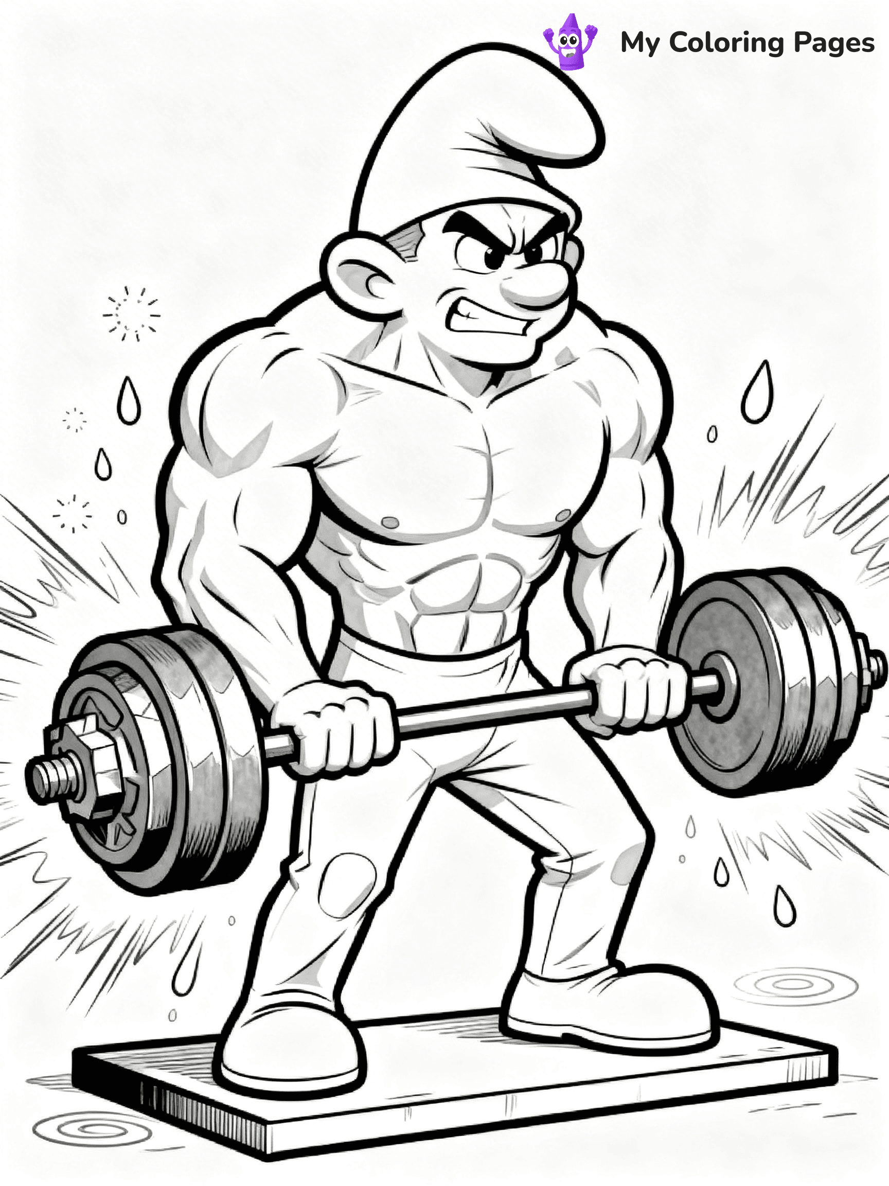 Smurf Coloring Pages - 18